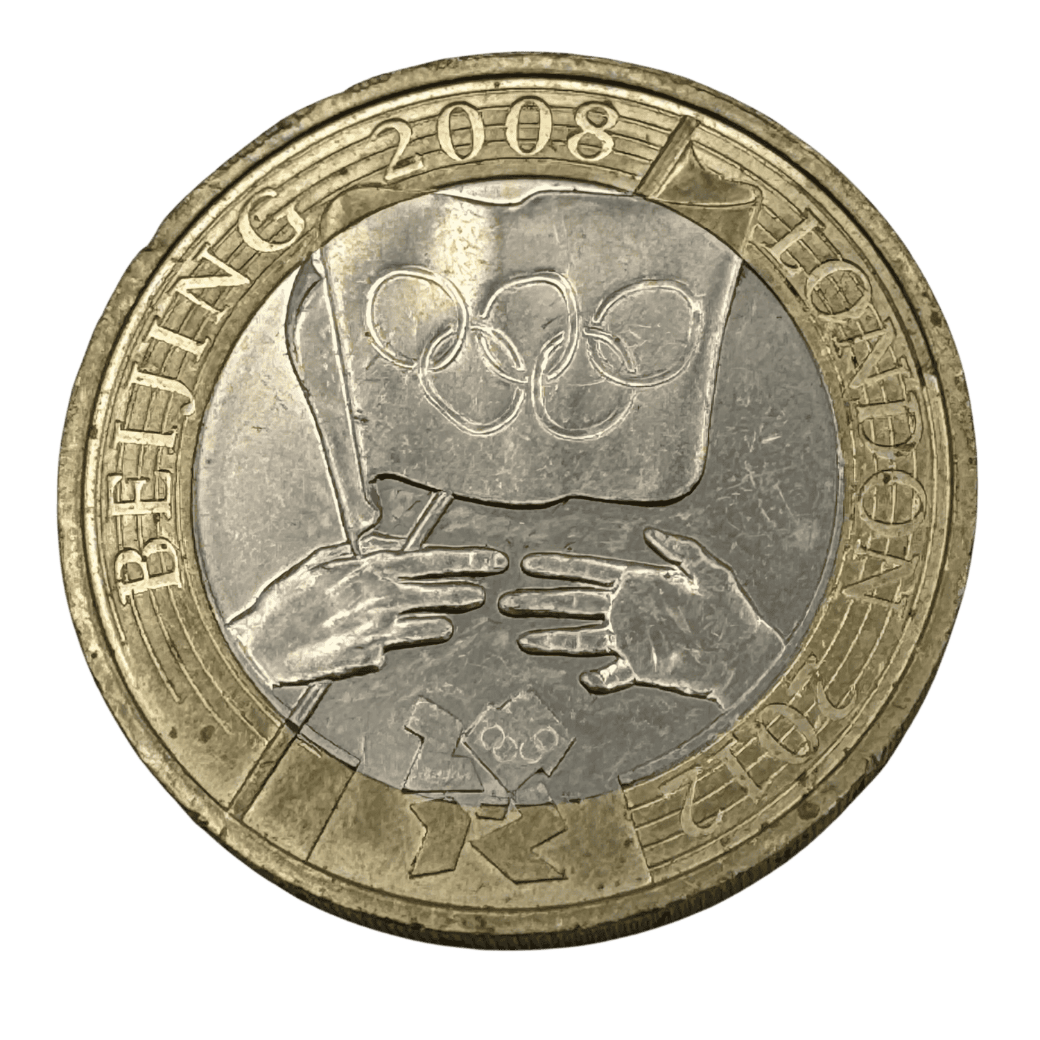 Beijing To London 2008 Olympic Games Handover Ceremony £2 Circulated Coin beijing Beijing To London 2008 Olympic Games Handover Ceremony £2 Circulated Coin