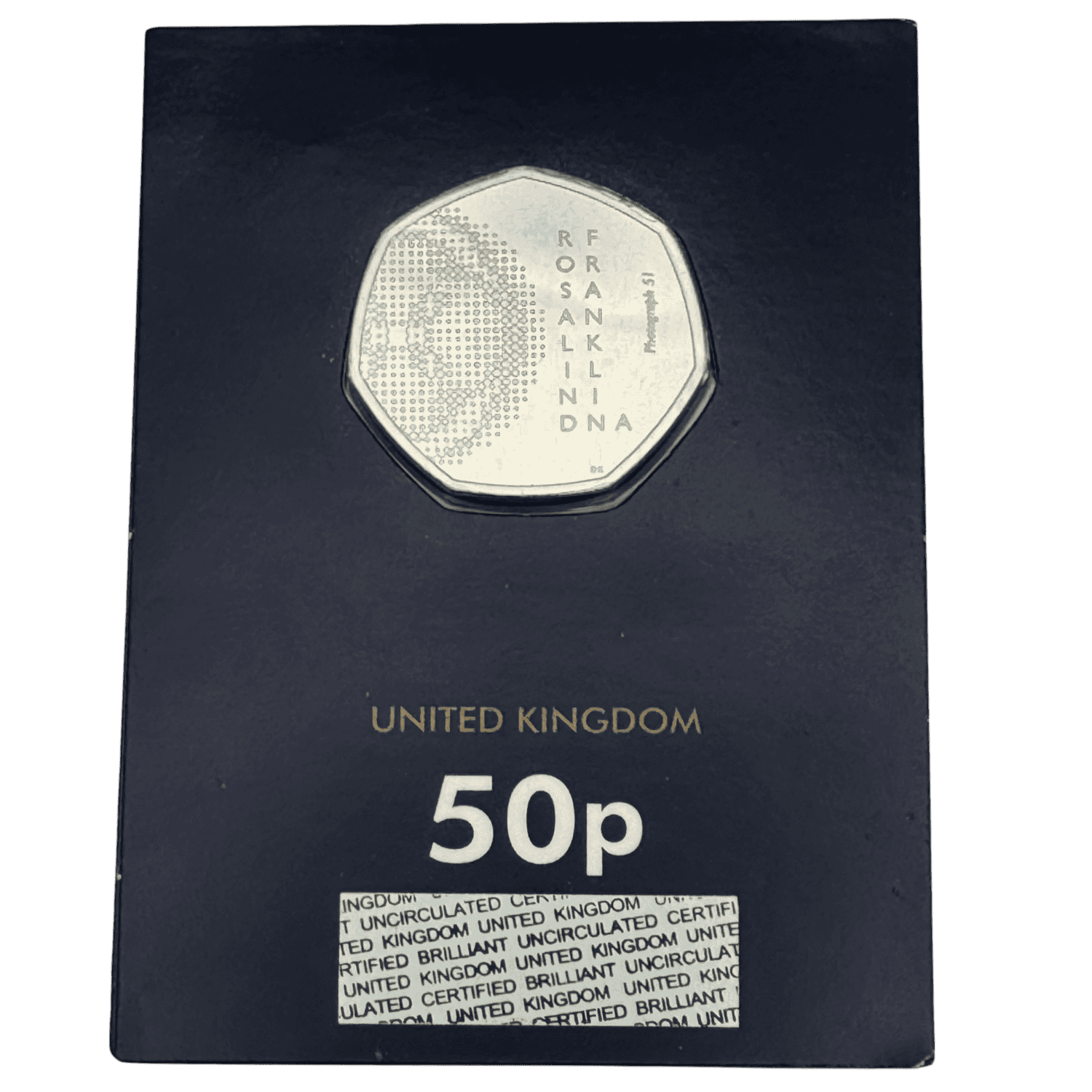 Rosalind Franklin DNA 2020 Brilliant Uncirculated 50p In Change Checker Card rosalind franklin Rosalind Franklin DNA 2020 Brilliant Uncirculated 50p In Change Checker Card