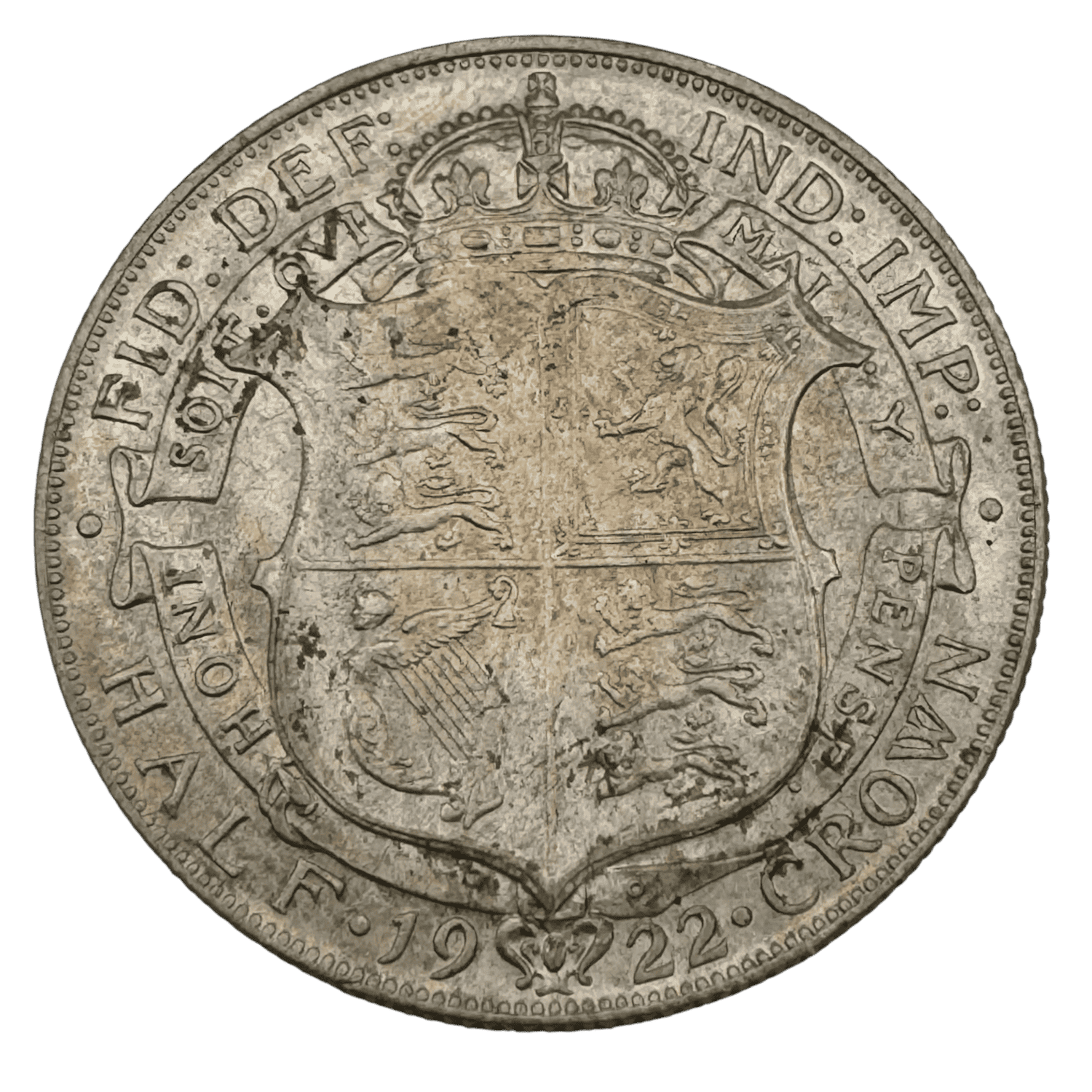 George V Half Crown 1922 About Brilliant Uncirculated george v George V Half Crown 1922 About Brilliant Uncirculated