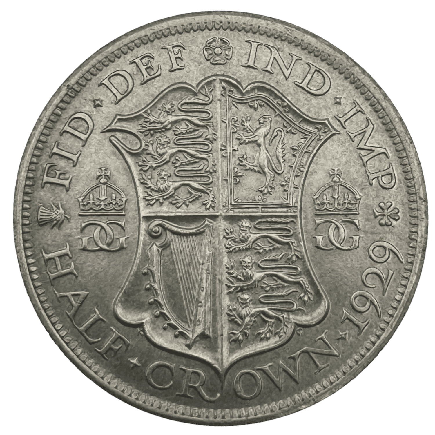 George V Half Crown 1929 Virtually Brilliant Uncirculated george v George V Half Crown 1929 Virtually Brilliant Uncirculated