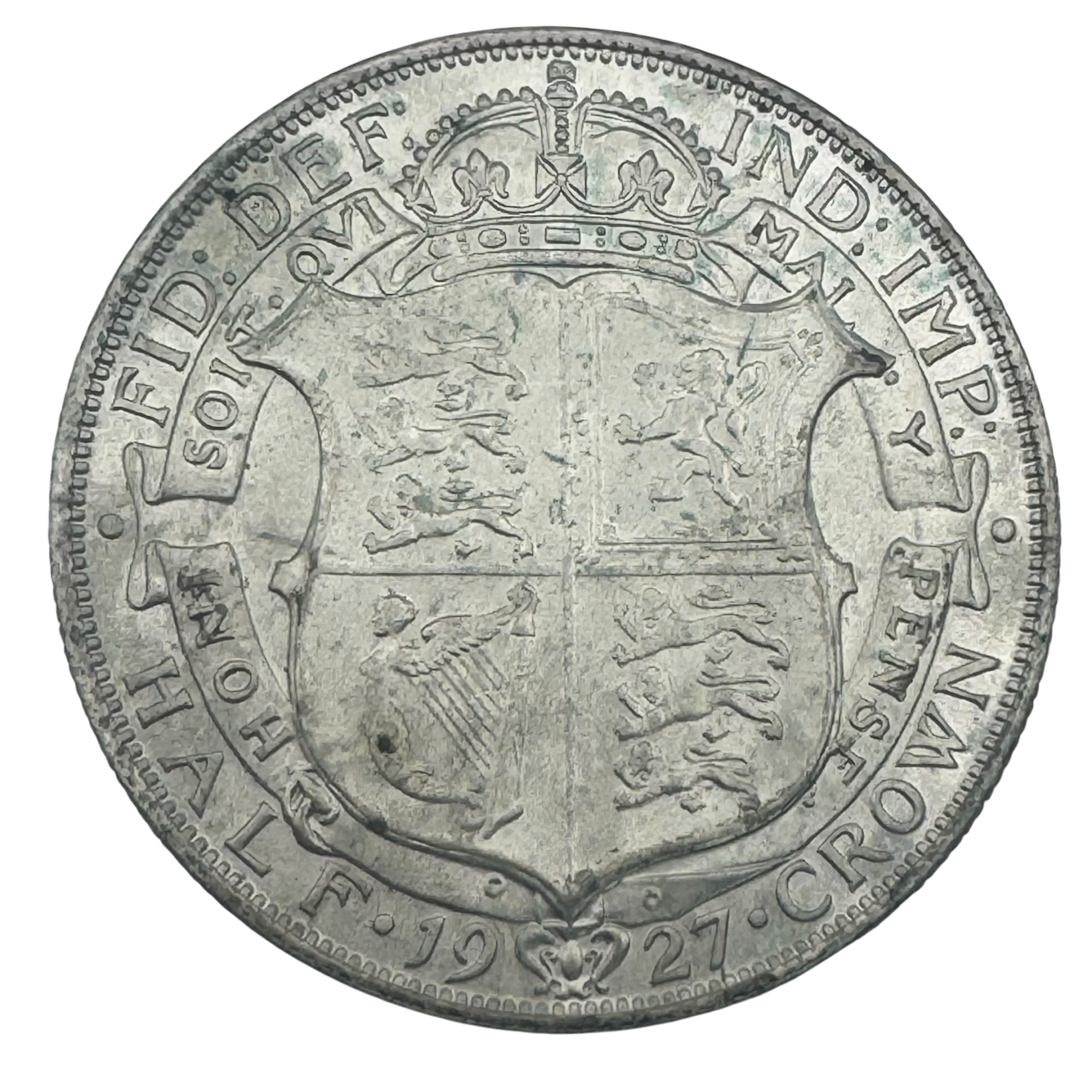 George V Half Crown 1927 First Type About Brilliant Uncirculated george v George V Half Crown 1927 First Type About Brilliant Uncirculated
