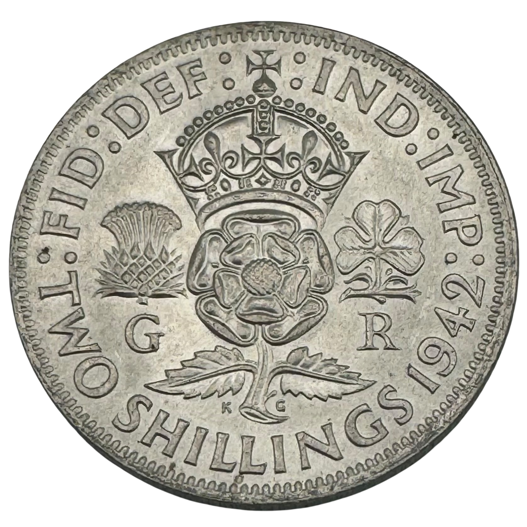 George VI 1942 Florin Brilliant Uncirculated Gem 1942 George VI 1942 Florin Brilliant Uncirculated Gem