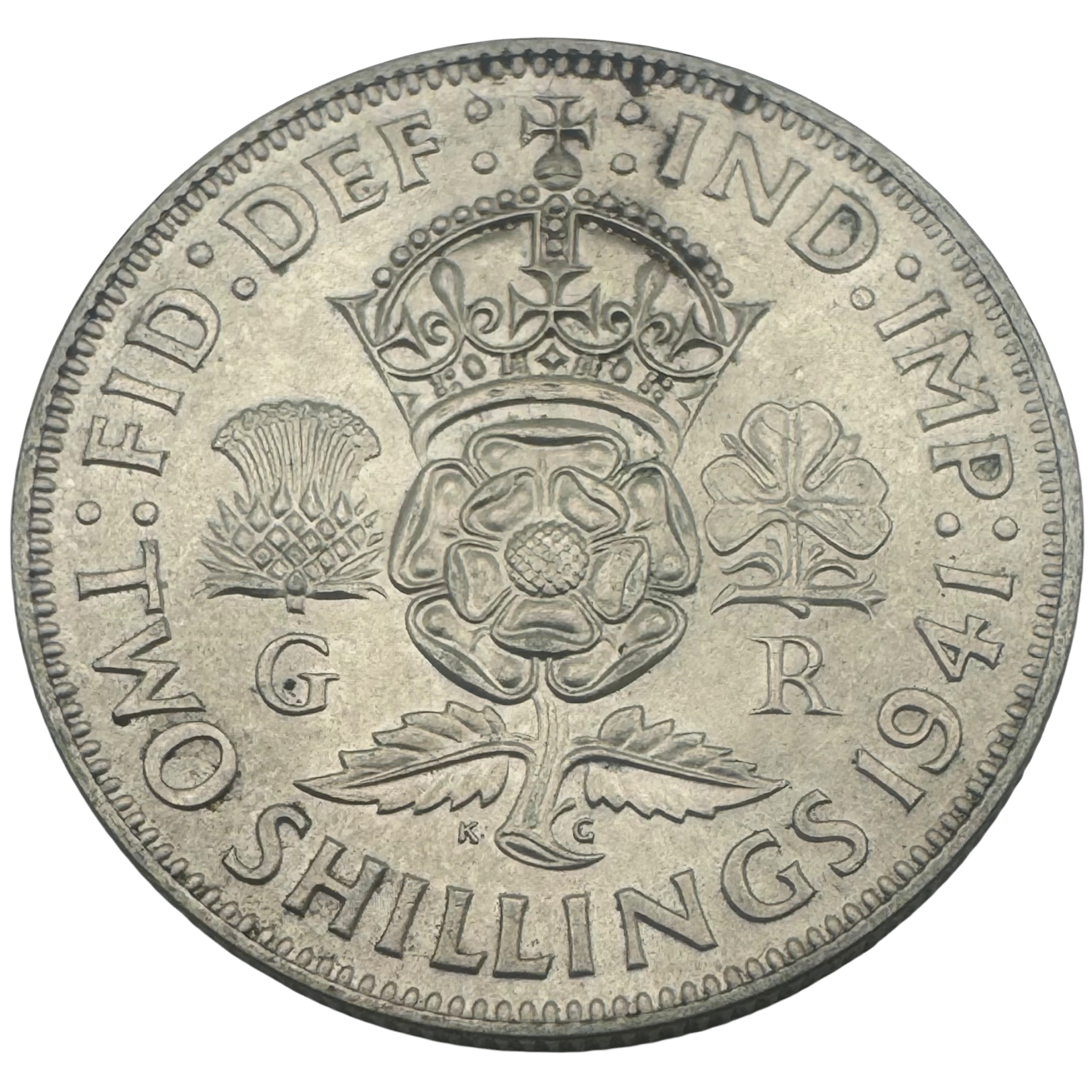 George VI Florin 1941 Brilliant Uncirculated Gem 1941 George VI Florin 1941 Brilliant Uncirculated Gem