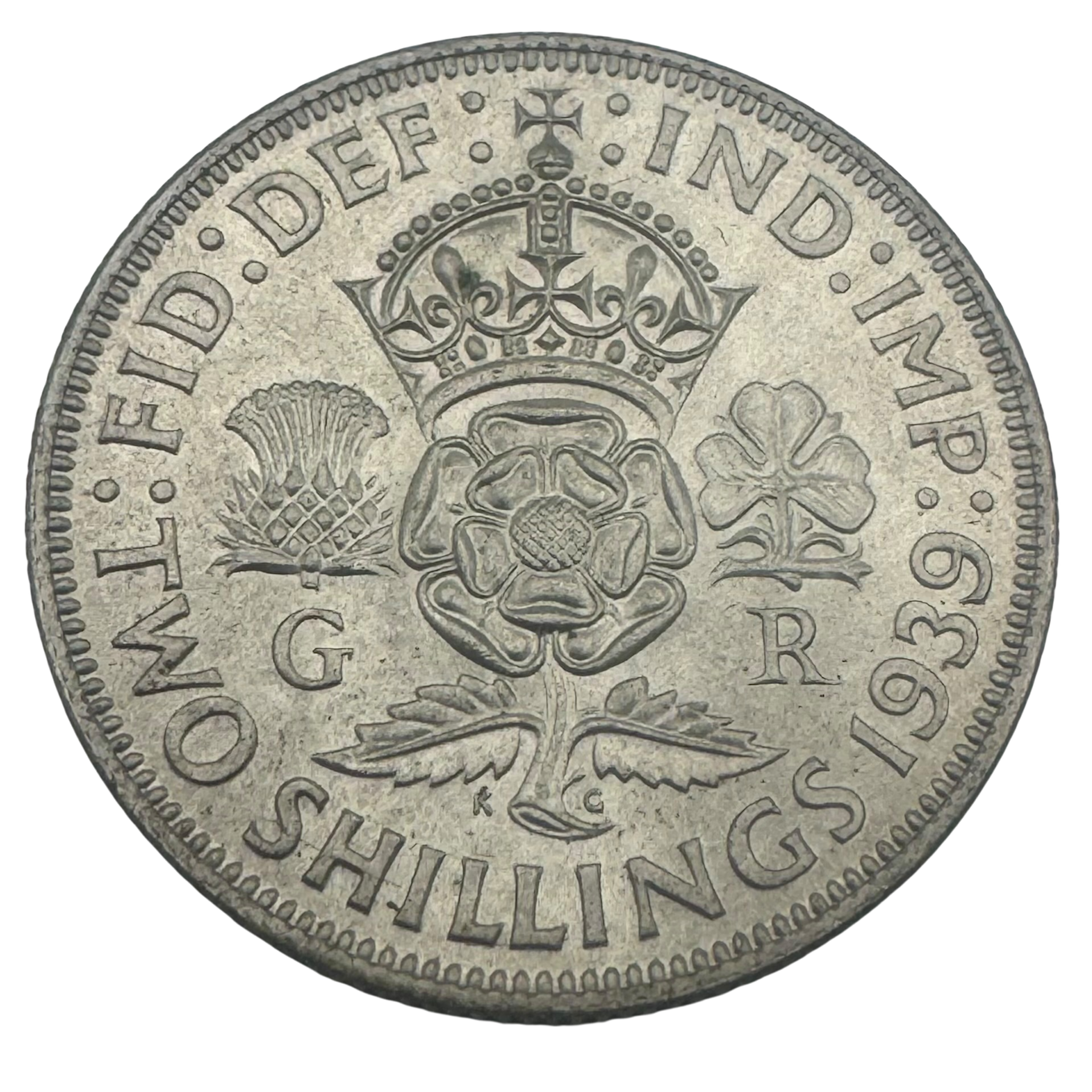 George VI Florin 1939 Brilliant Uncirculated Gem george vi George VI Florin 1939 Brilliant Uncirculated Gem