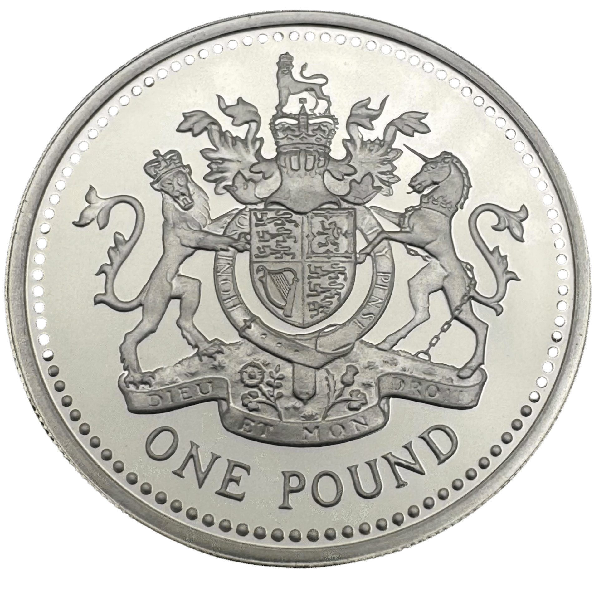 1993 United Kingdom Silver Proof One Pound Coin 1993 1993 United Kingdom Silver Proof One Pound Coin