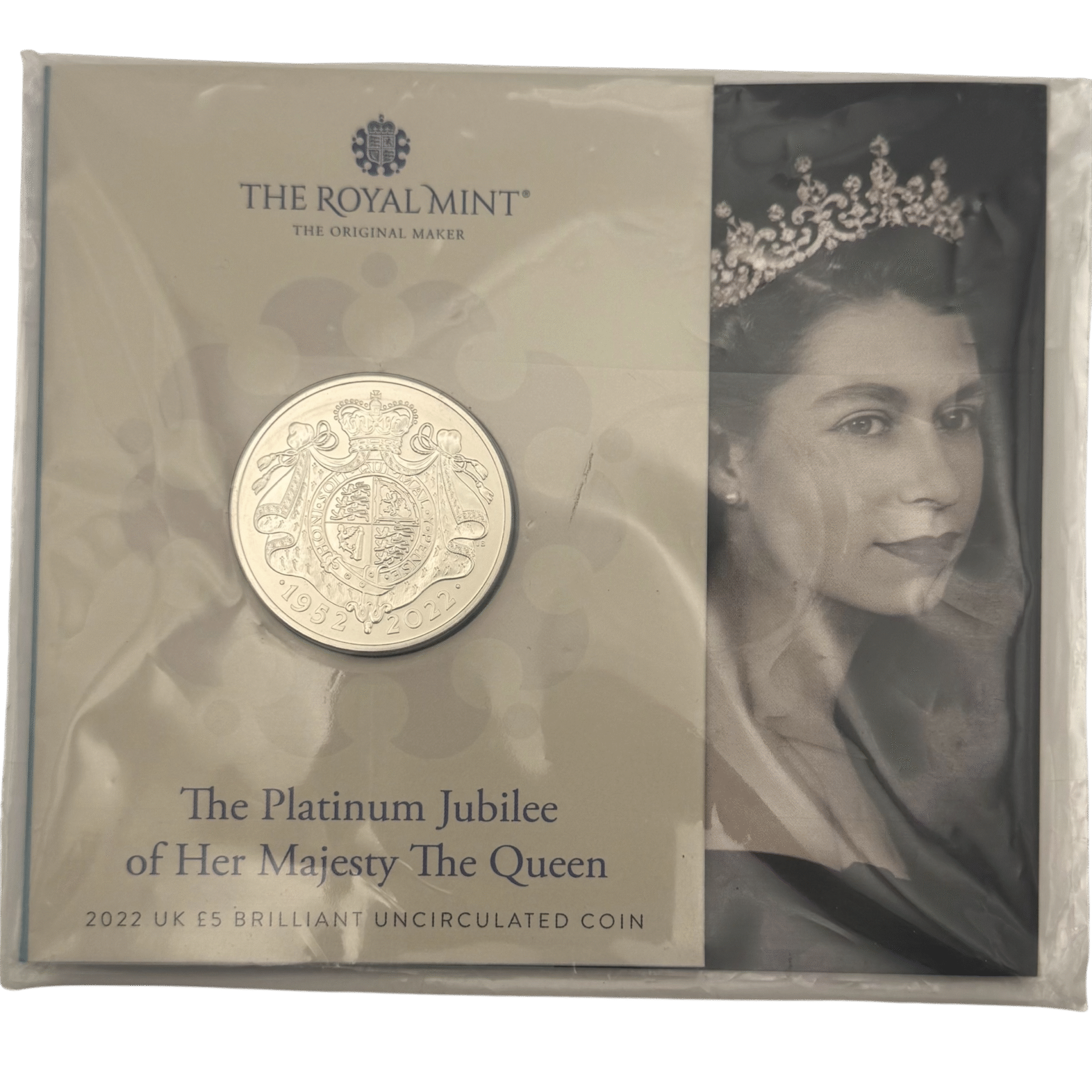 The Platinum Jubilee 2022 £5 Brilliant Uncirculated in Presentation Pack 2022 The Platinum Jubilee 2022 £5 Brilliant Uncirculated in Presentation Pack