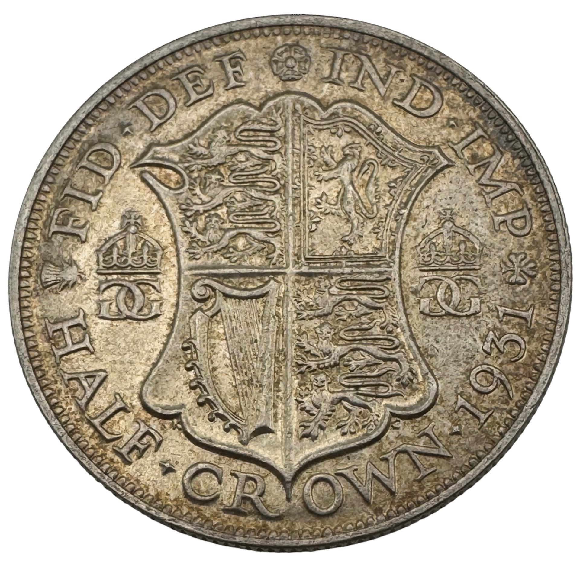 George V Half Crown 1931 Brilliant Uncirculated 1931 George V Half Crown 1931 Brilliant Uncirculated