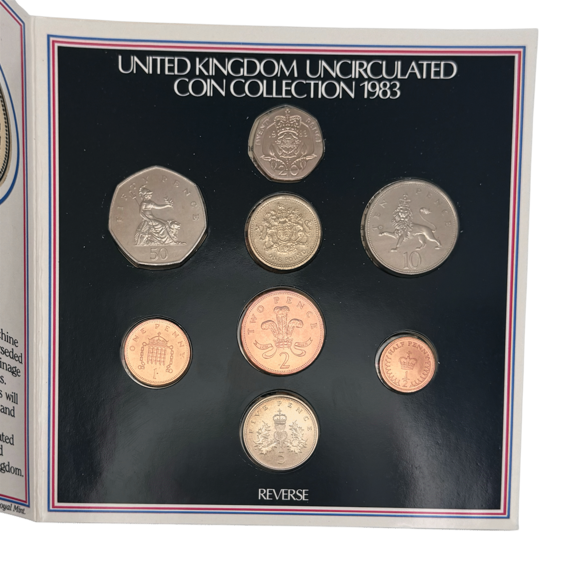 United Kingdom 1983 Uncirculated Coin Collection 1983 United Kingdom 1983 Uncirculated Coin Collection