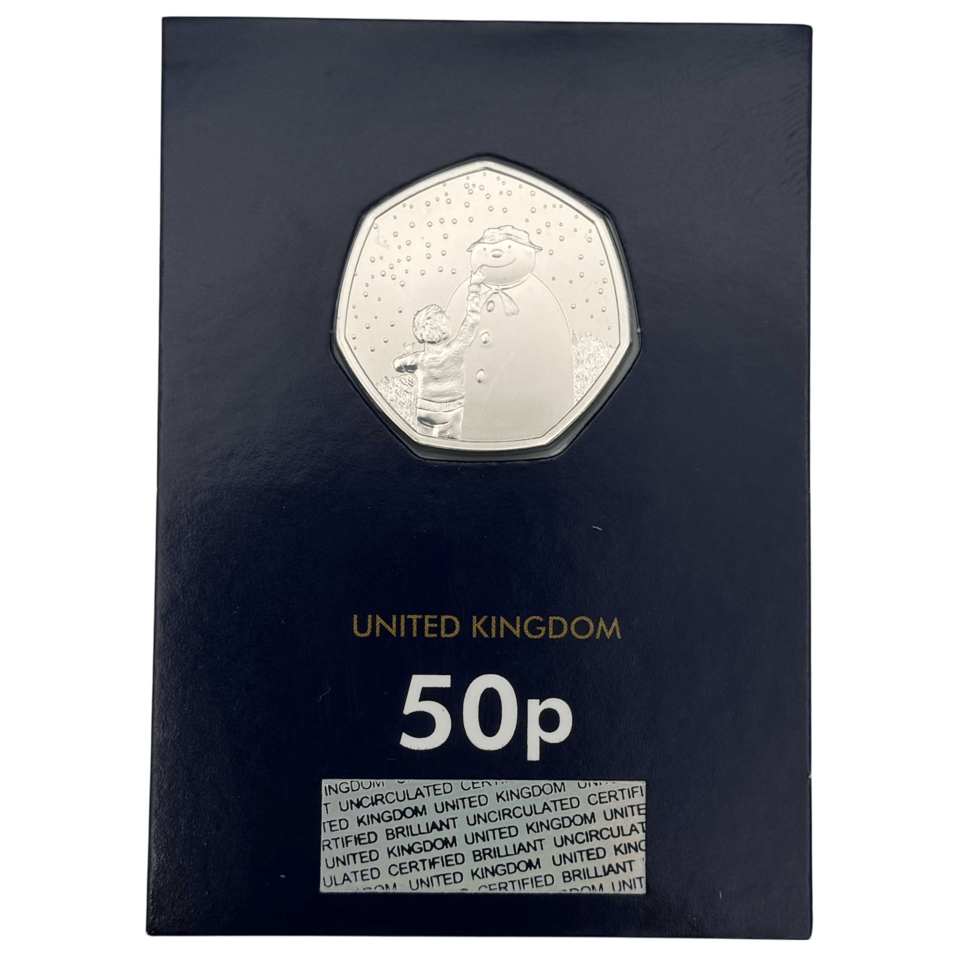 2021 The Snowman 50p Brilliant Uncirculated Coin in Change Checker Card snowman 2021 The Snowman 50p Brilliant Uncirculated Coin in Change Checker Card