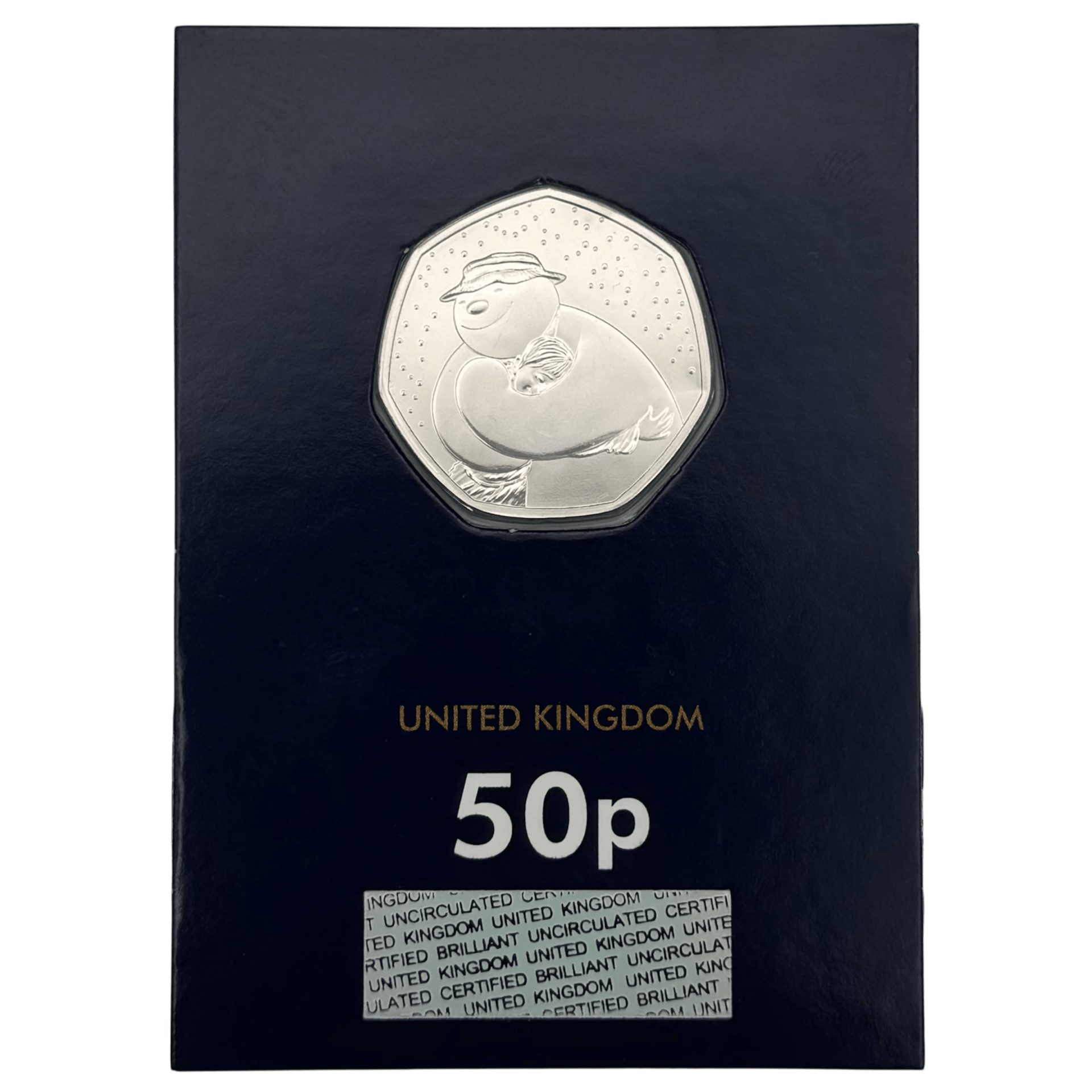 2020 The Snowman 50p Brilliant Uncirculated Coin in Change Checker Card snowman 2020 The Snowman 50p Brilliant Uncirculated Coin in Change Checker Card
