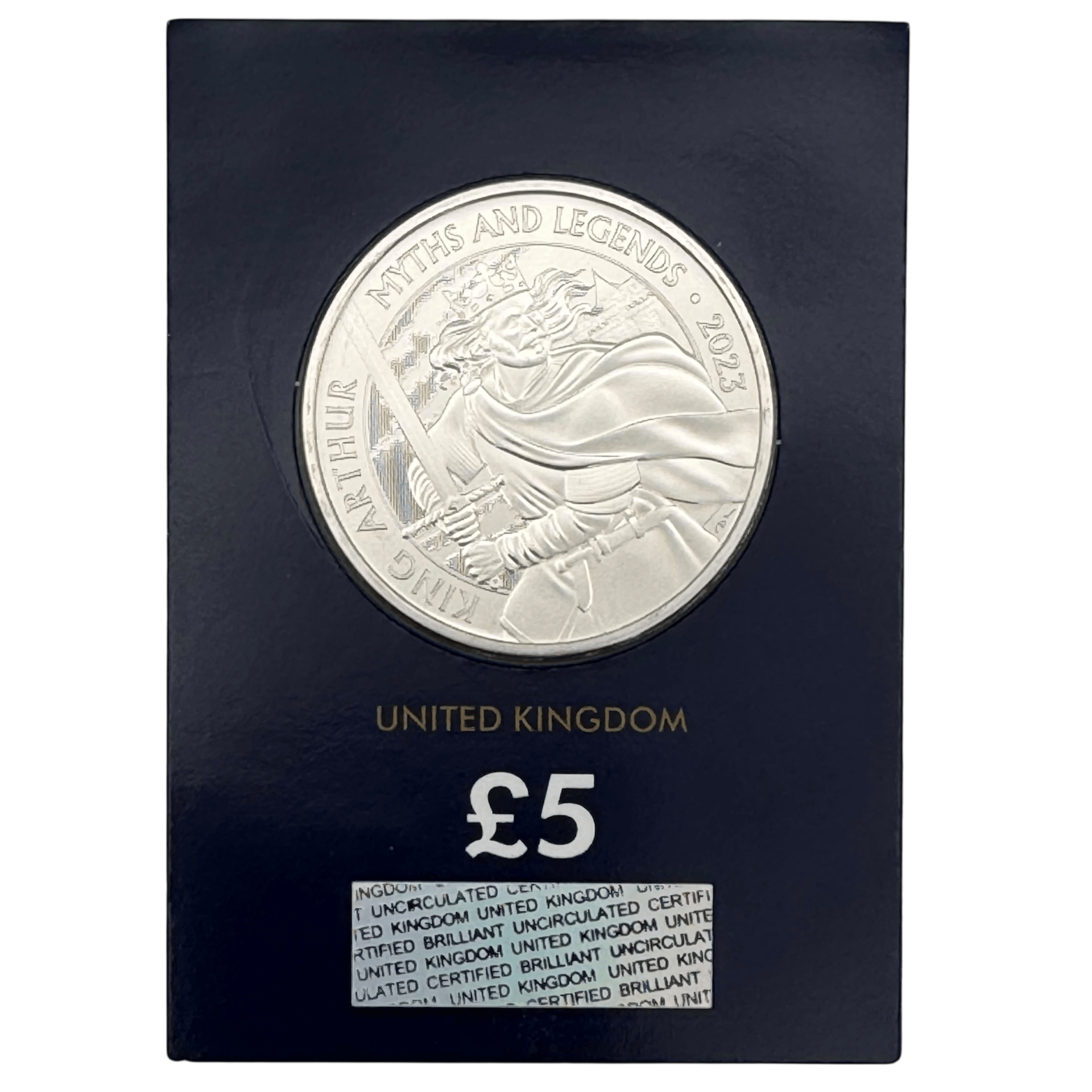 King Arthur Myths and Legends 2023 £5 Brilliant Uncirculated Coin in Change Checker Card arthur King Arthur Myths and Legends 2023 £5 Brilliant Uncirculated Coin in Change Checker Card