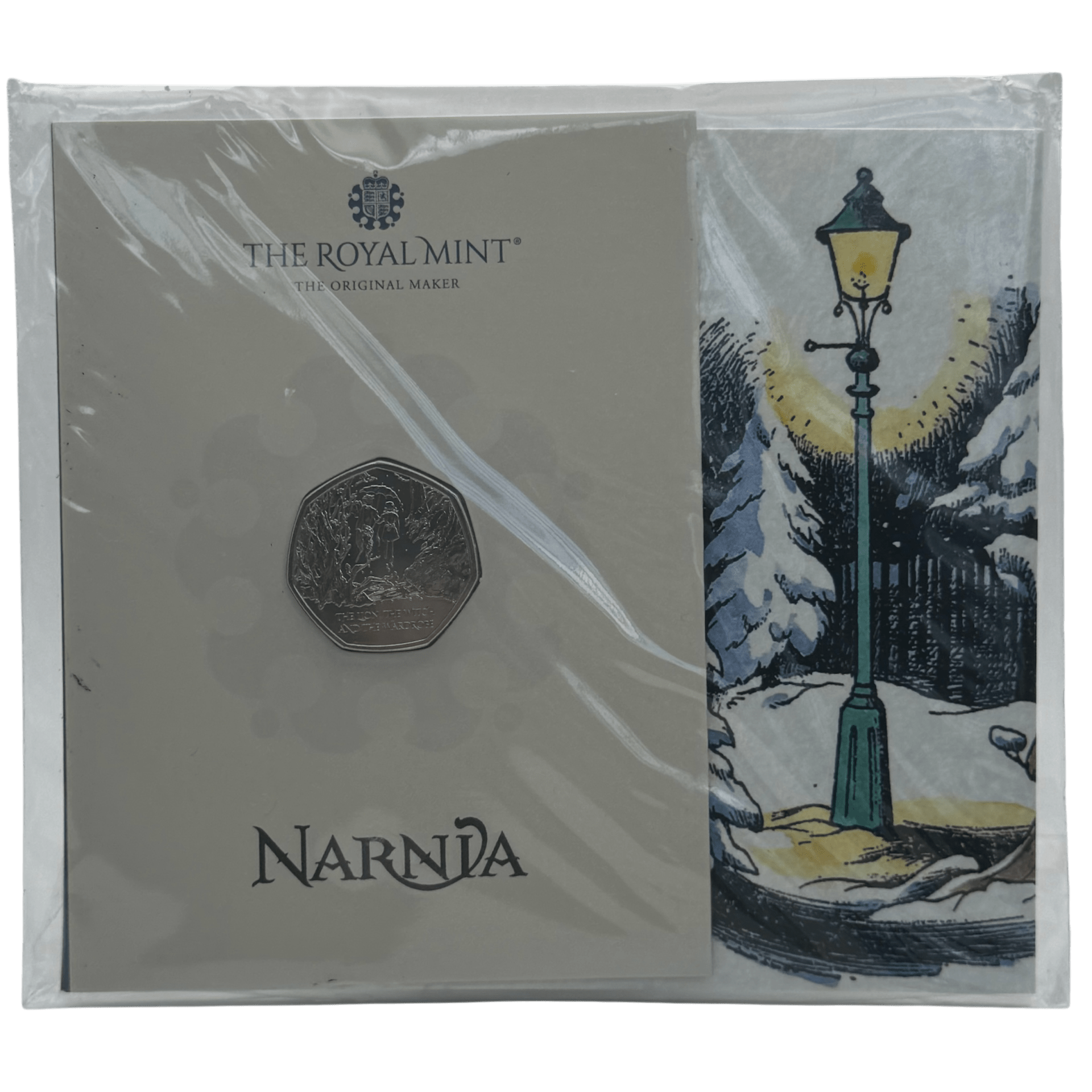 Narnia The Lion, The Witch and The Wardrobe 50p Brilliant Uncirculated Coin in Blister Pack narnia Narnia The Lion, The Witch and The Wardrobe 50p Brilliant Uncirculated Coin in Blister Pack