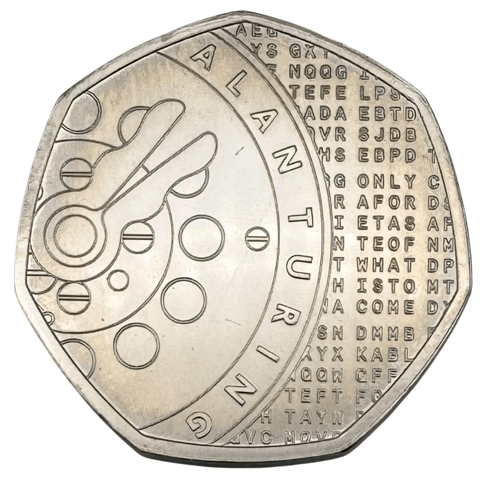 Alan Turing 2022 50p Brilliant Uncirculated Coin 2022 Alan Turing 2022 50p Brilliant Uncirculated Coin