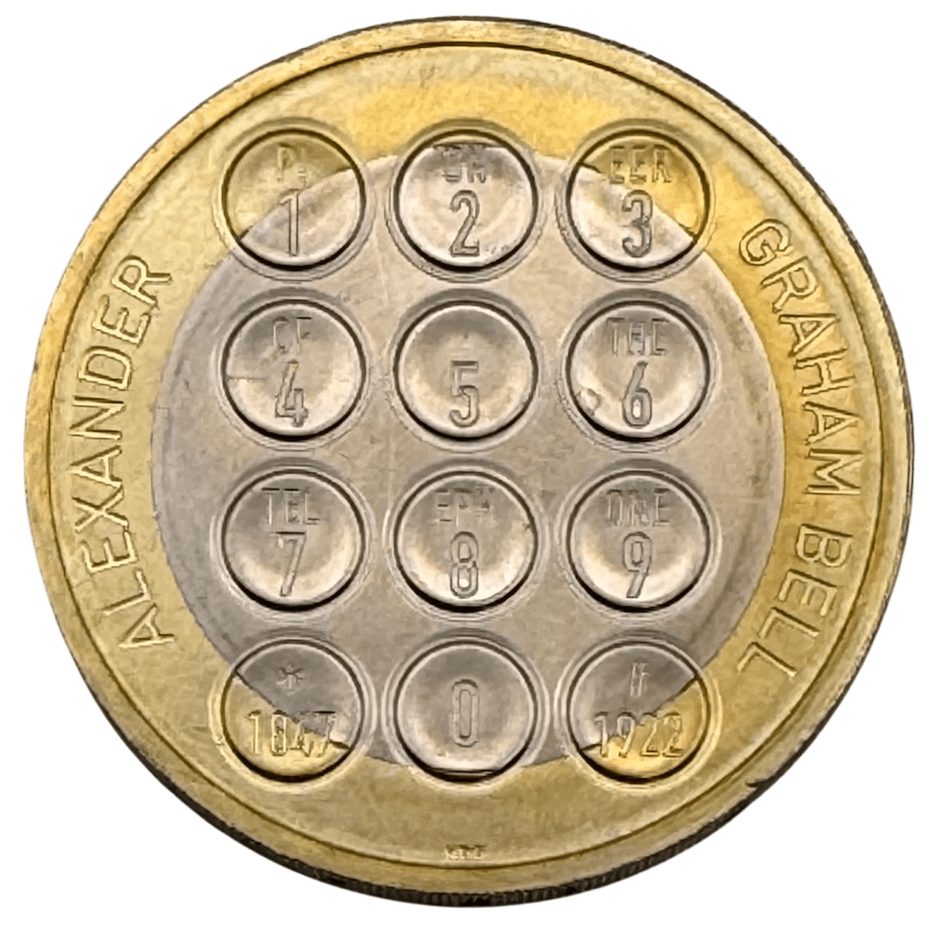 Alexander Graham Bell 2022 £2 Brilliant Uncirculated Coin alexander graham bell Alexander Graham Bell 2022 £2 Brilliant Uncirculated Coin