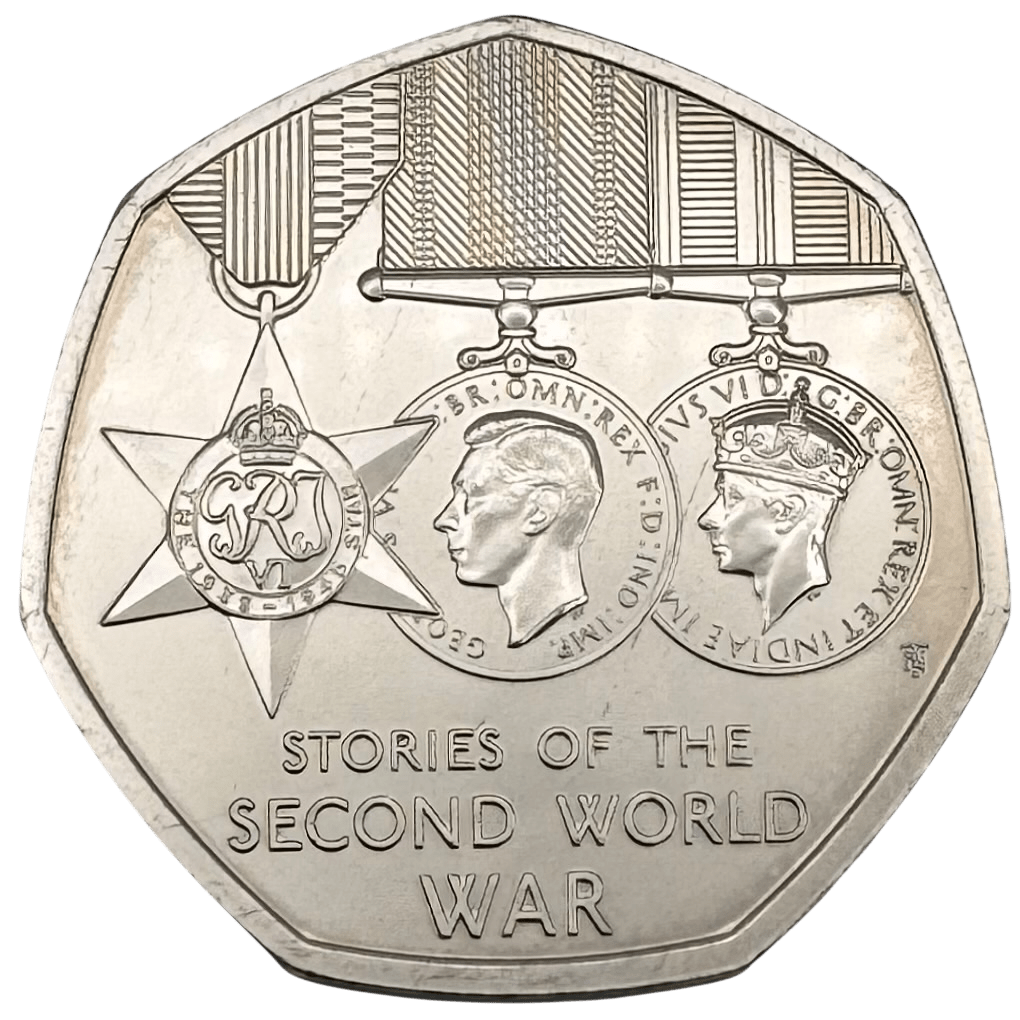 Stories of WWII 2025 50p Brilliant Uncirculated Coin wwii Stories of WWII 2025 50p Brilliant Uncirculated Coin