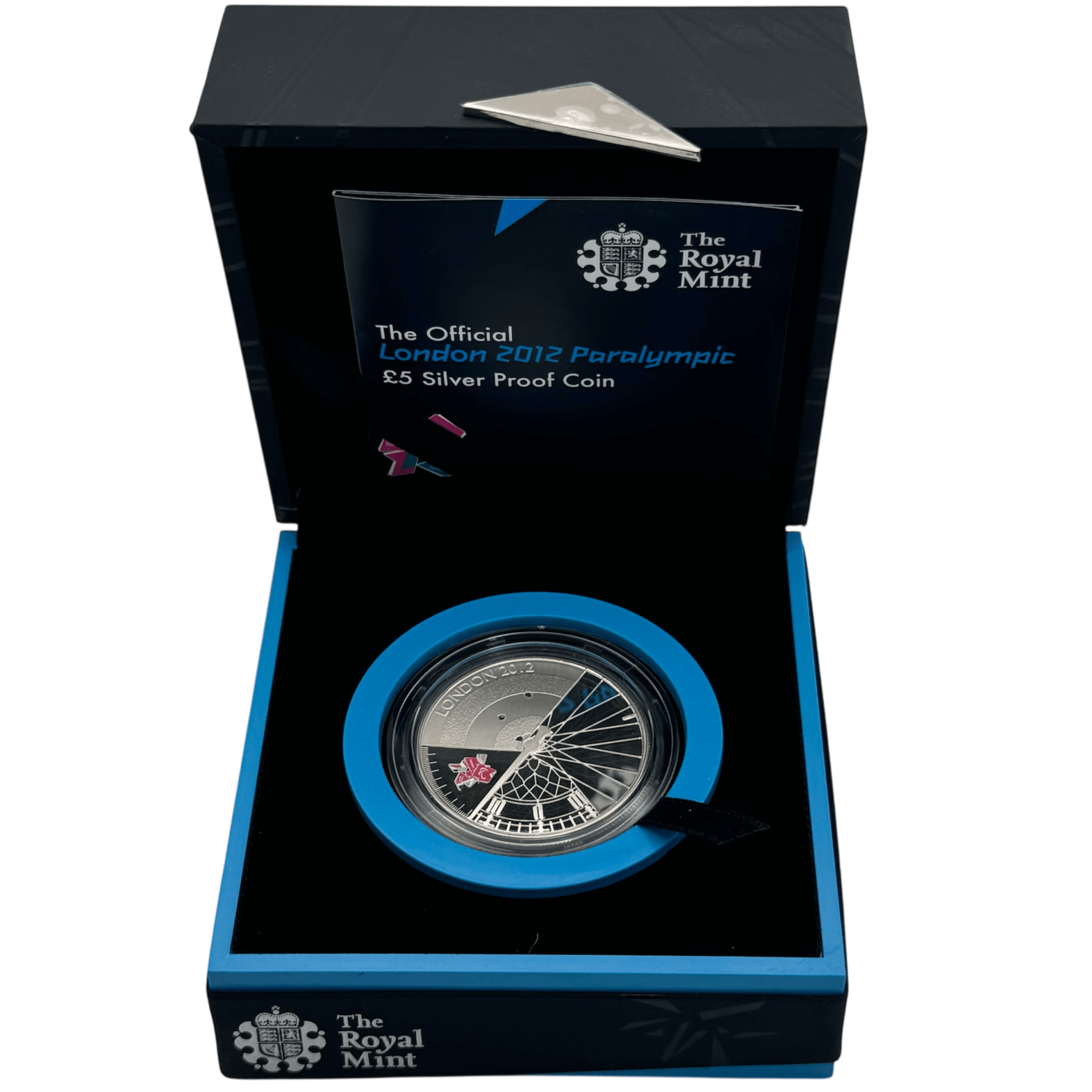 The Official London 2012 Paralympics £5 Silver Proof Coin official The Official London 2012 Paralympics £5 Silver Proof Coin