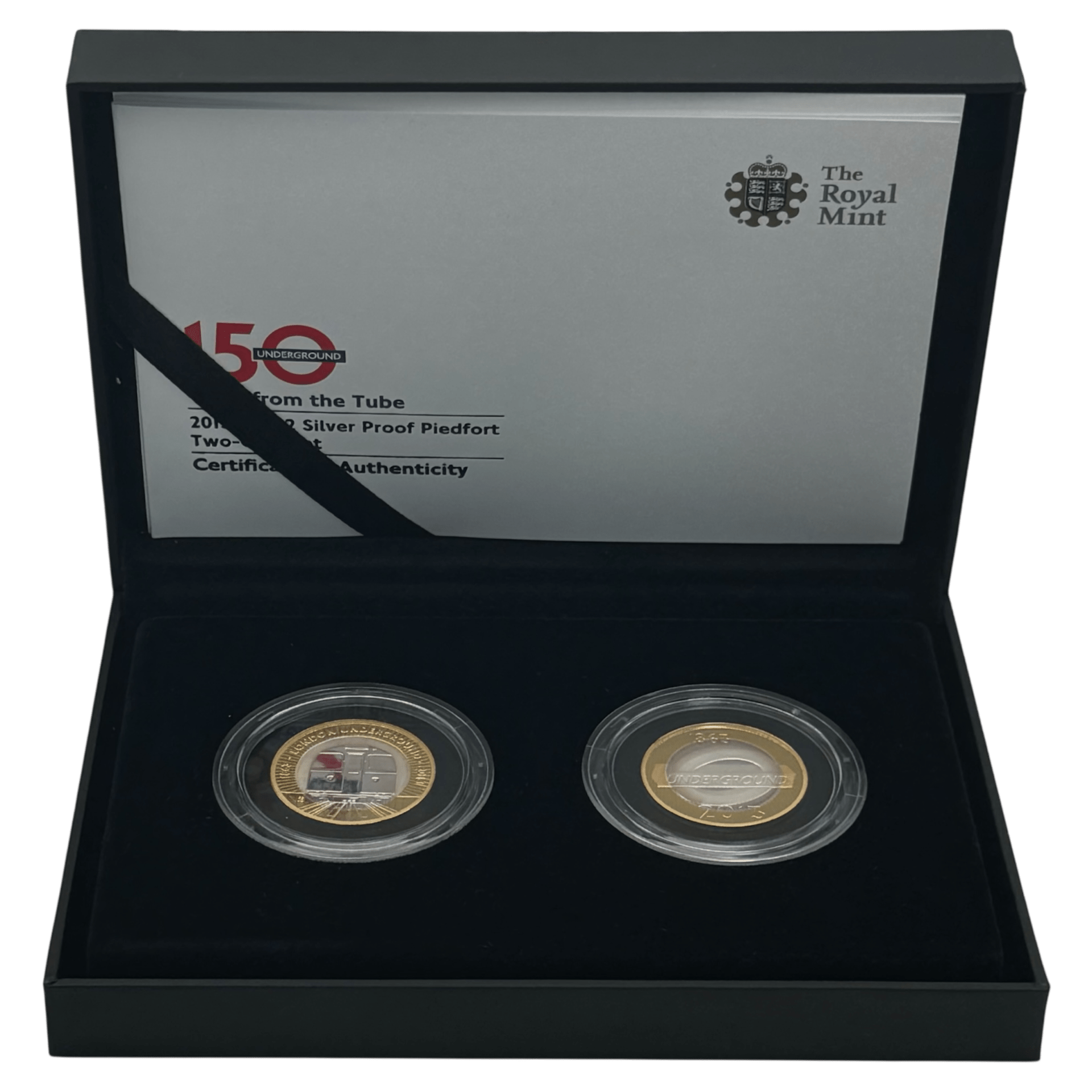 2013 Tales From The Tube £2 Silver Proof Piedfort Two-Coin Set 2013 2013 Tales From The Tube £2 Silver Proof Piedfort Two-Coin Set