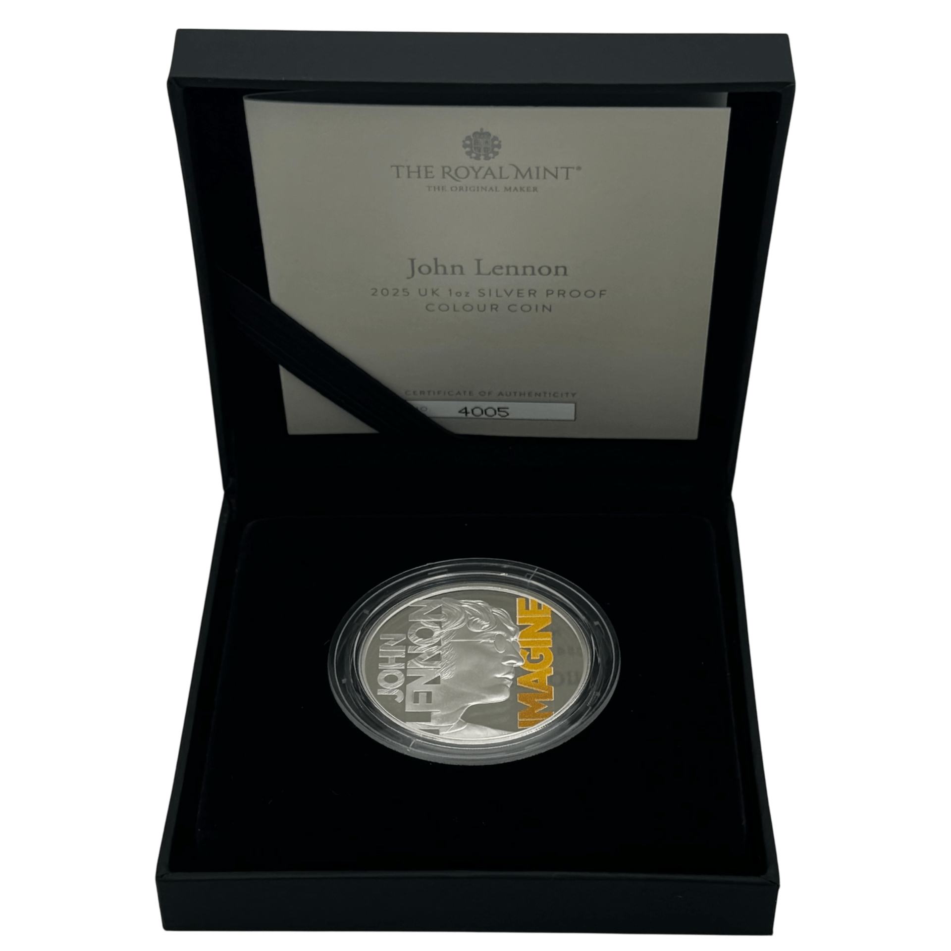 2025 John Lennon 1oz Silver Proof Colour Coin john lennon 2025 John Lennon 1oz Silver Proof Colour Coin