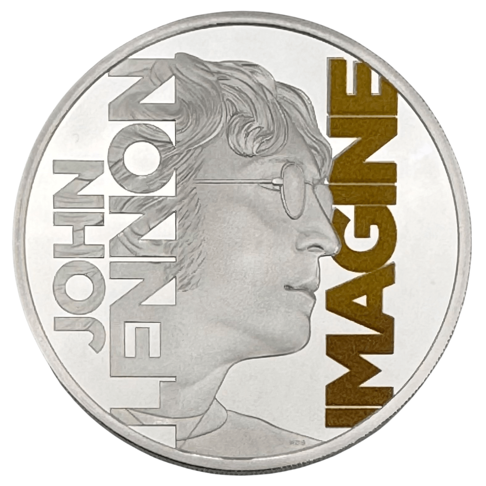 2025 John Lennon 1oz Silver Proof Colour Coin john lennon 2025 John Lennon 1oz Silver Proof Colour Coin