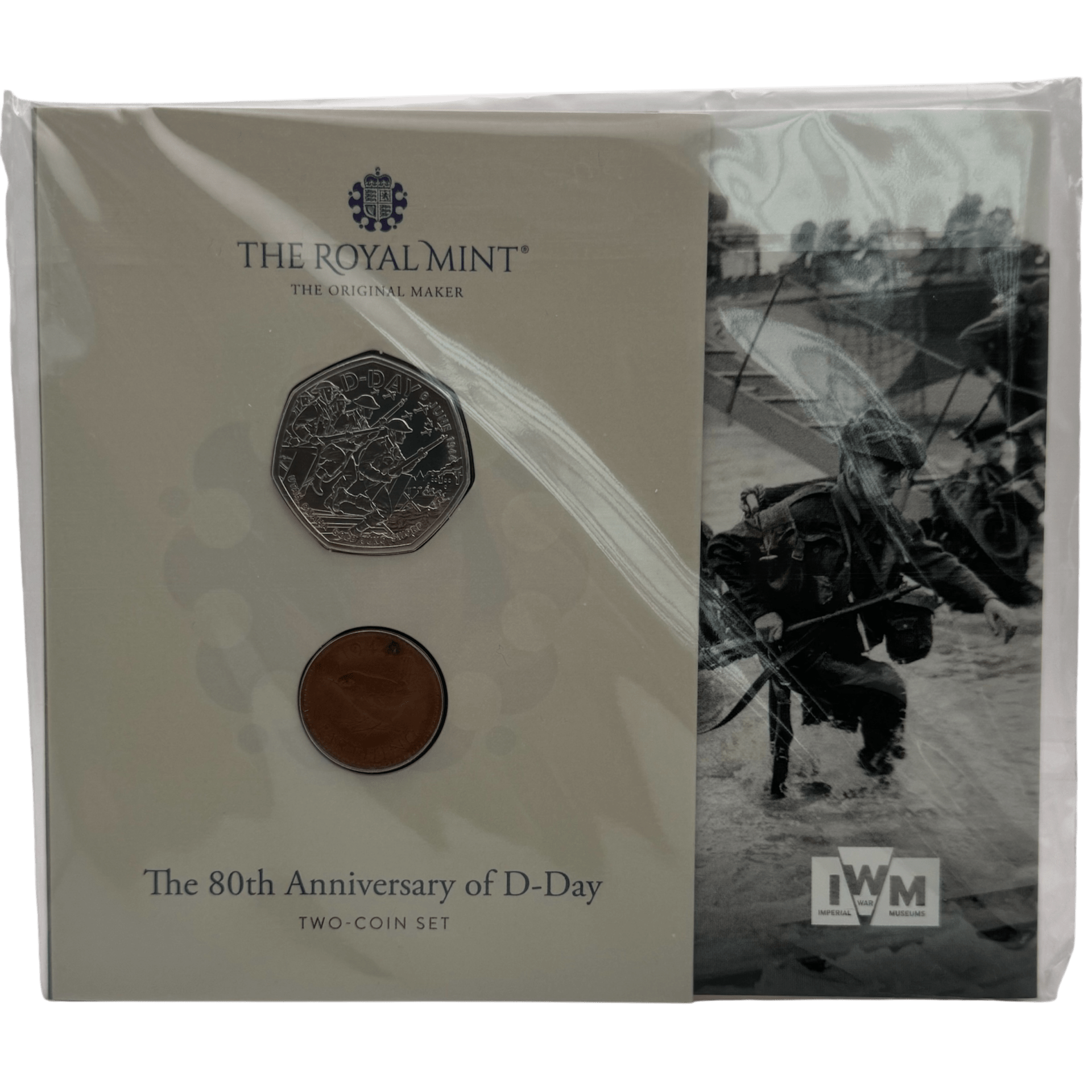 The 80th Anniversary of D-Day Two-Coin Set in Blister Pack 80th anniversary The 80th Anniversary of D-Day Two-Coin Set in Blister Pack