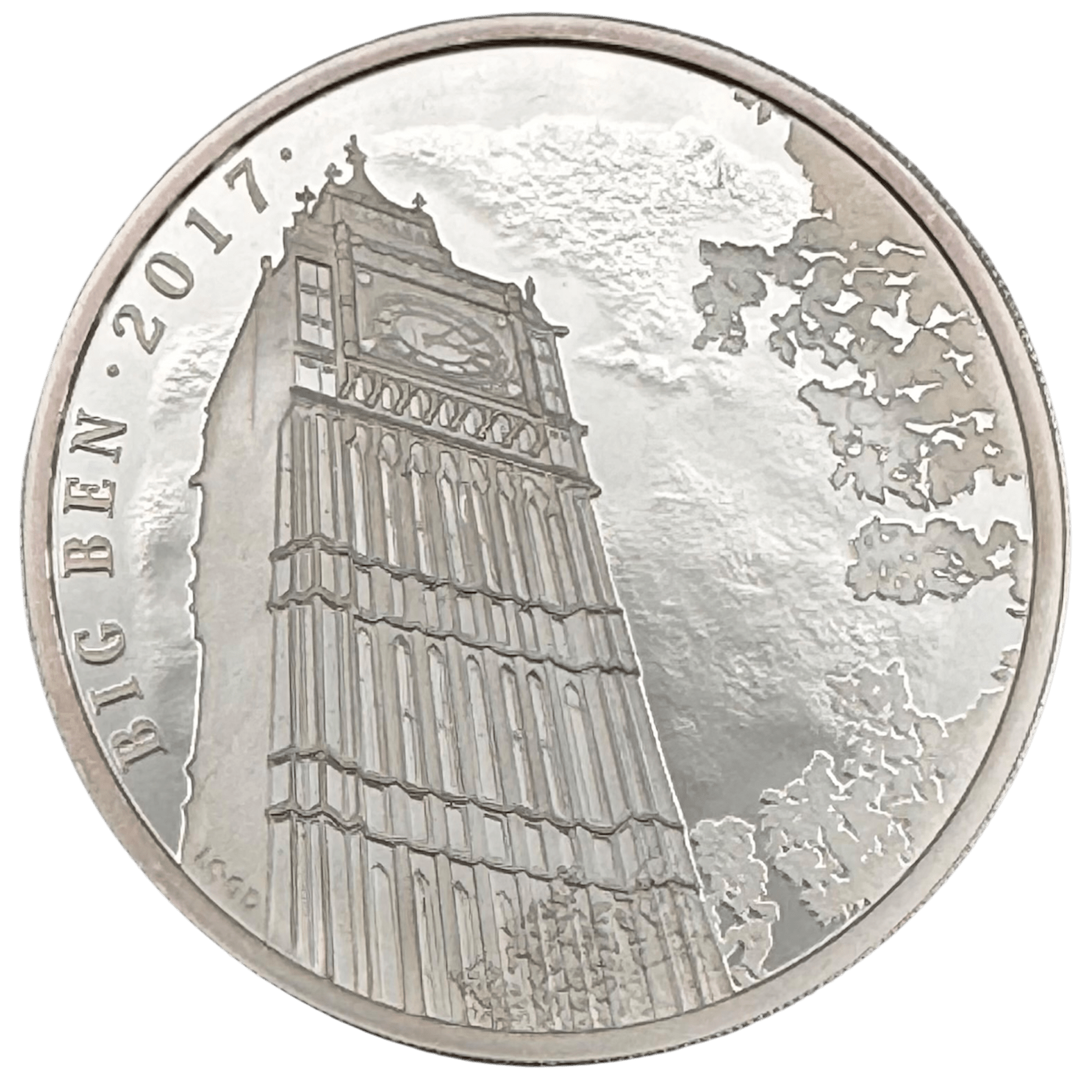 Big Ben 2017 UK One Ounce Silver Proof Reverse Frosted Two-Coin Set big ben Big Ben 2017 UK One Ounce Silver Proof Reverse Frosted Two-Coin Set