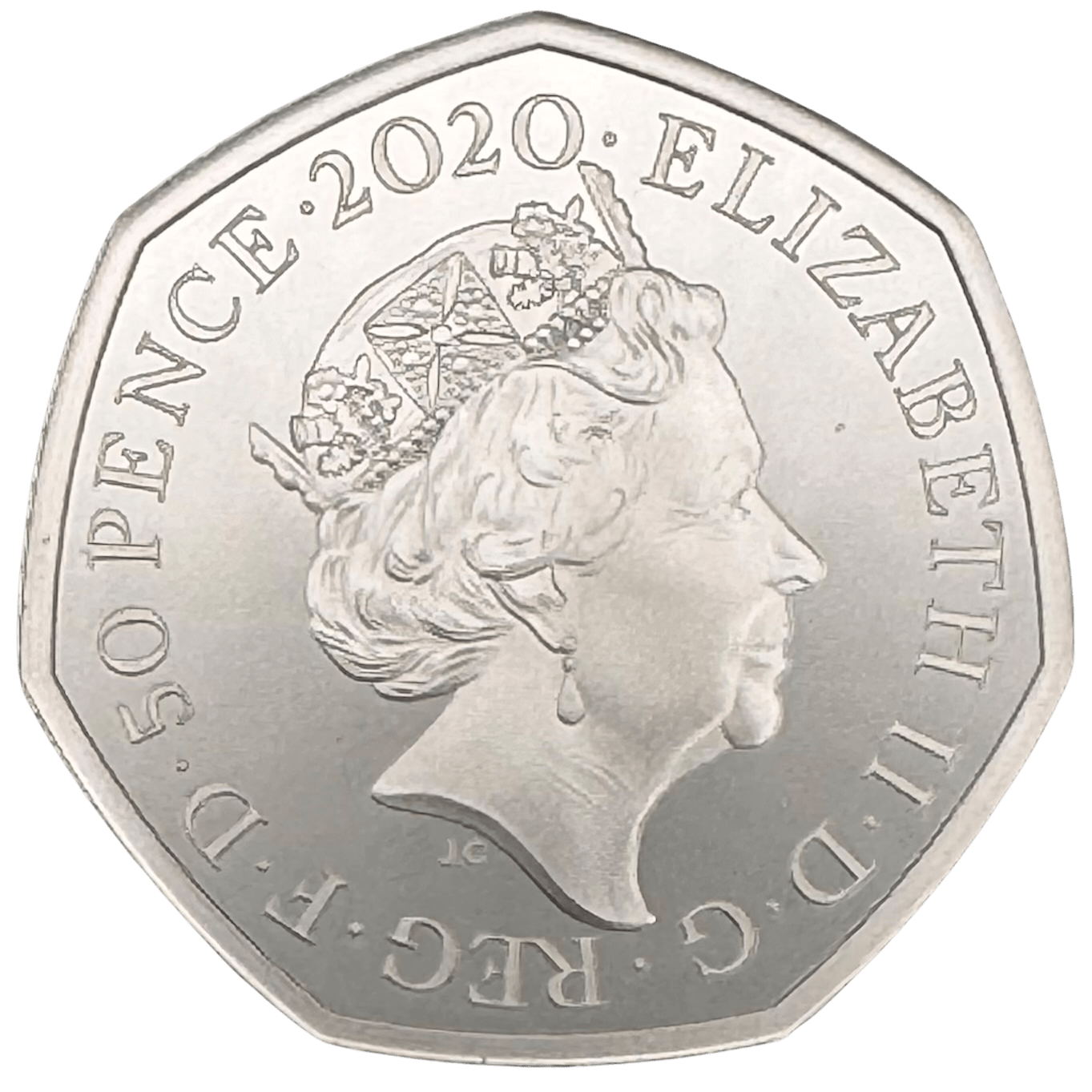 Piglet 2020 UK 50p Silver Proof Colour Coin piglet Piglet 2020 UK 50p Silver Proof Colour Coin