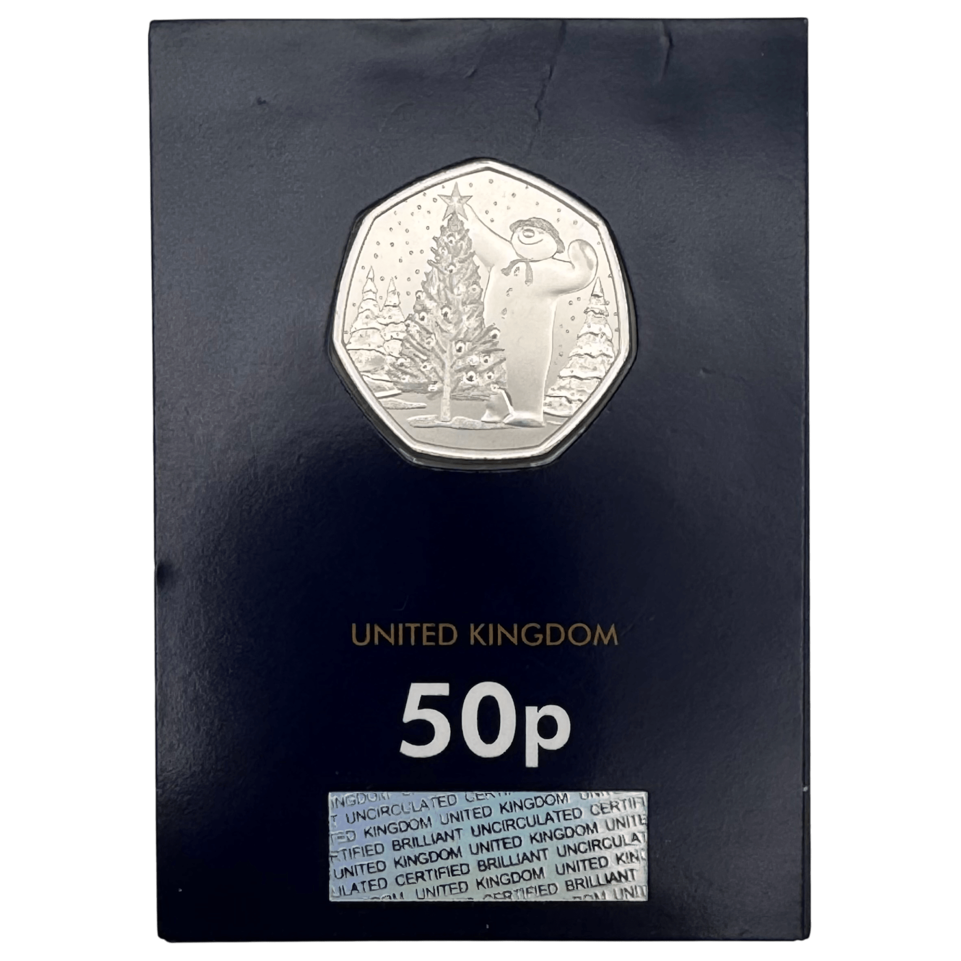 2024 The Snowman 50p Brilliant Uncirculated Coin in Change Checker Card 2024 2024 The Snowman 50p Brilliant Uncirculated Coin in Change Checker Card