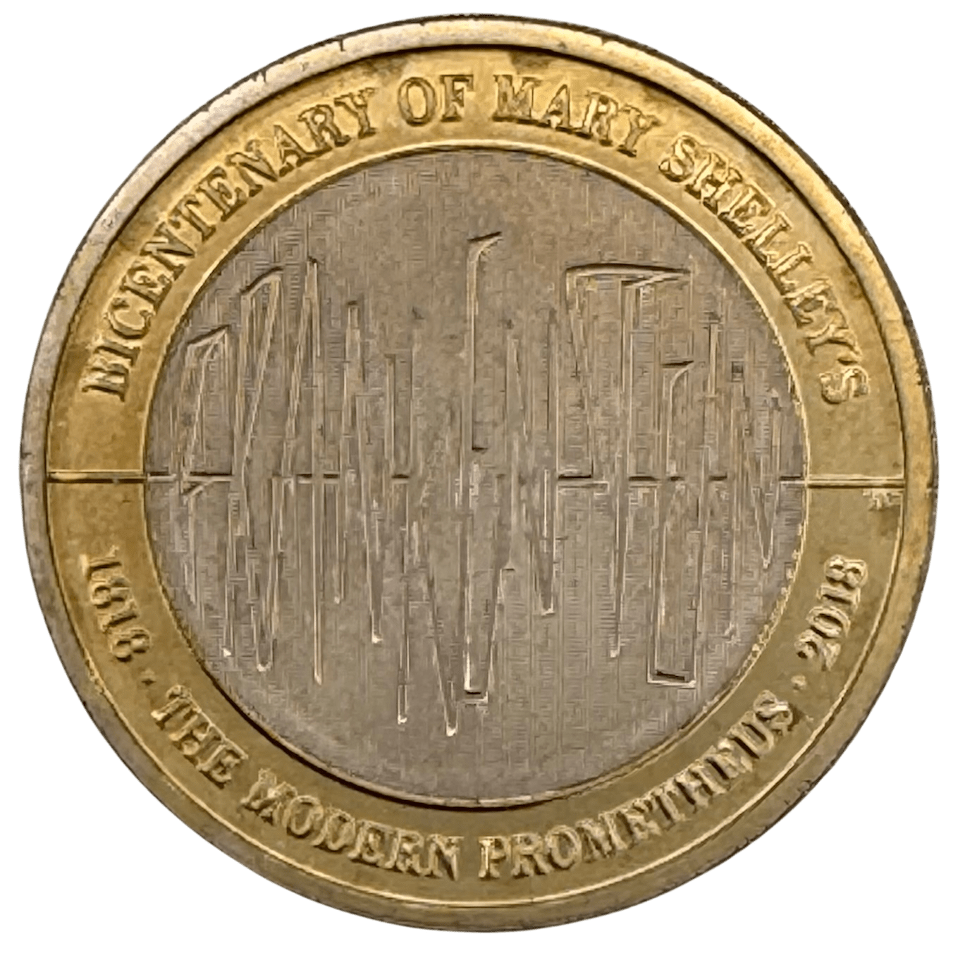 2018 Bicentenary of Mary Shelley's Frankenstein £2 Brilliant Uncirculated Coin mary 2018 Bicentenary of Mary Shelley's Frankenstein £2 Brilliant Uncirculated Coin