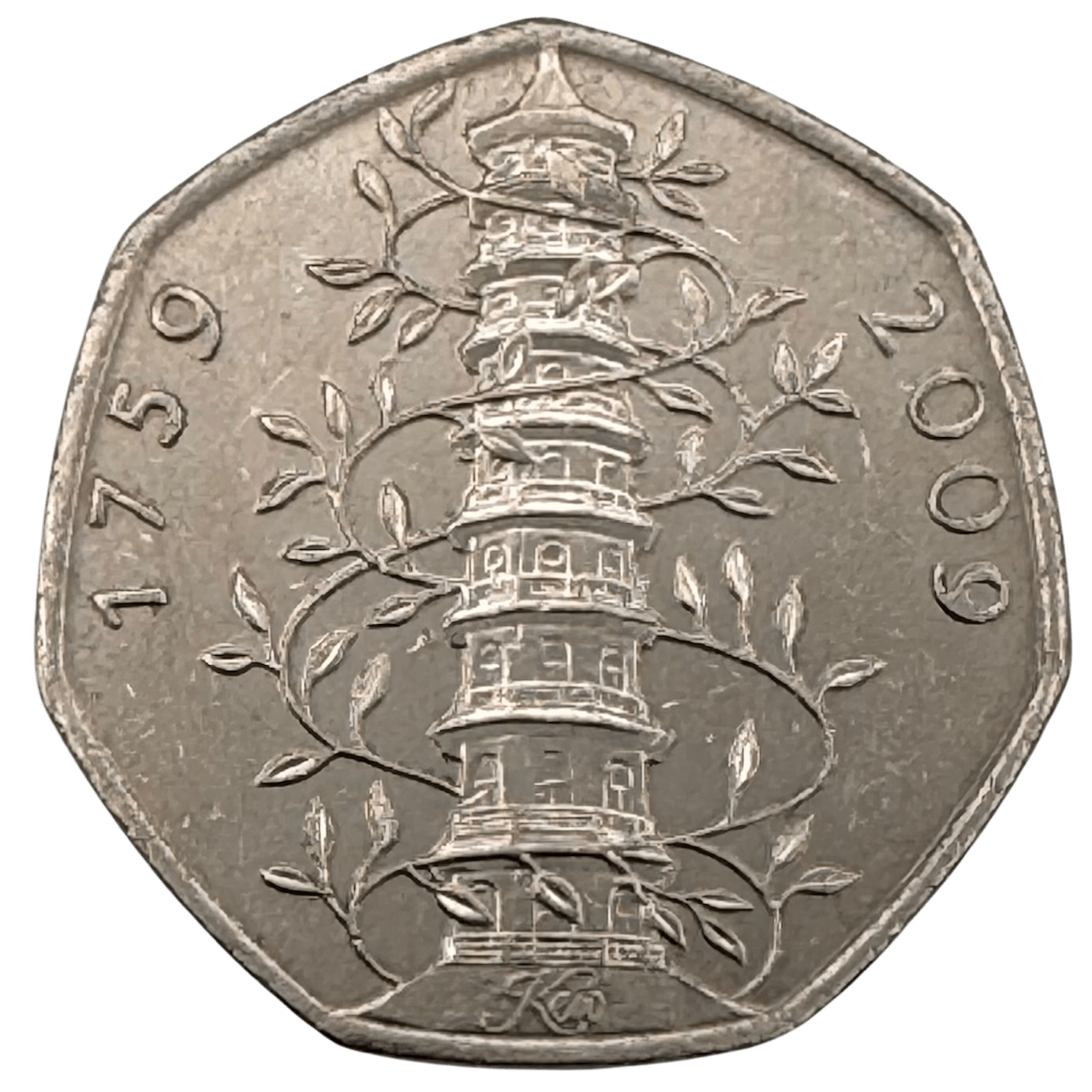 2009 Kew Gardens 50p Circulated Coin kew gardens 2009 Kew Gardens 50p Circulated Coin