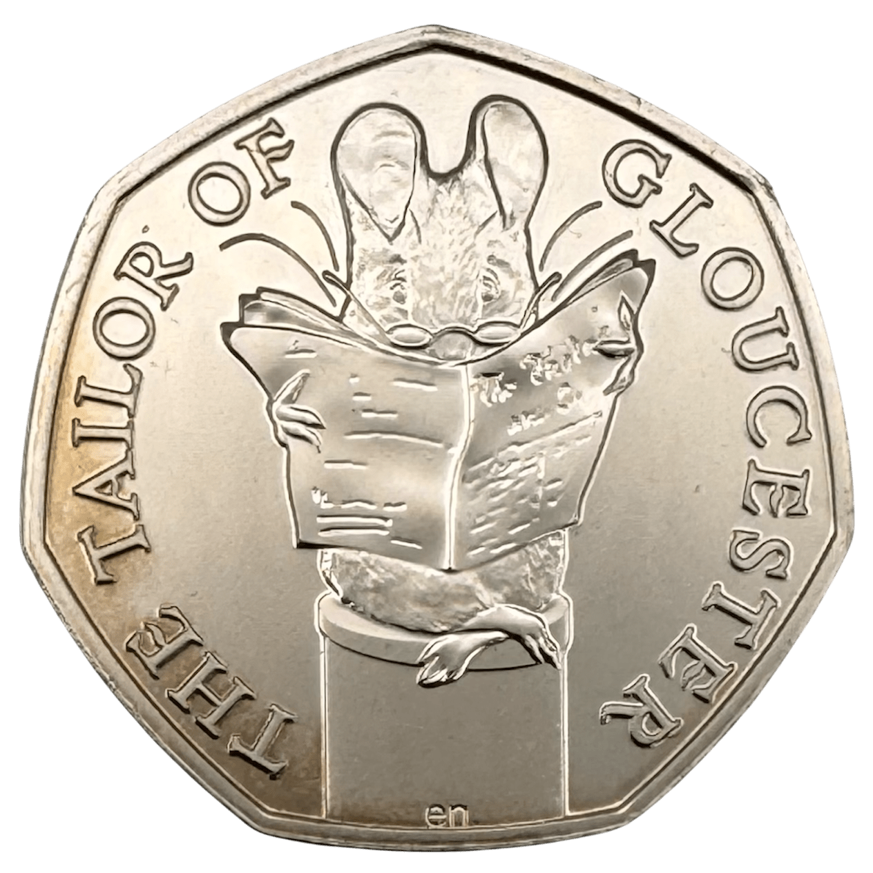 2018 The Tailor of Gloucester 50p Brilliant Uncirculated Coin - Slightly Toned 2018 2018 The Tailor of Gloucester 50p Brilliant Uncirculated Coin - Slightly Toned