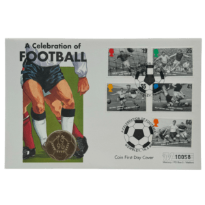 1996 A Celebration of Football 2 Pounds Coin Cover - Mercury First Day Cover