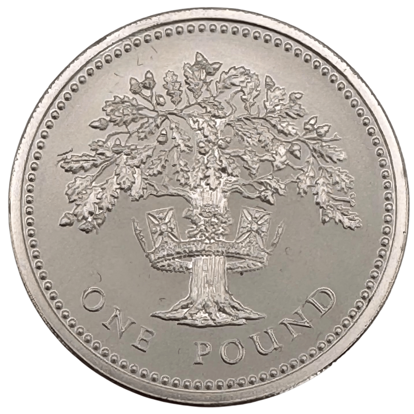 1987 United Kingdom Silver Proof Piedfort One Pound Coin 1987 1987 United Kingdom Silver Proof Piedfort One Pound Coin