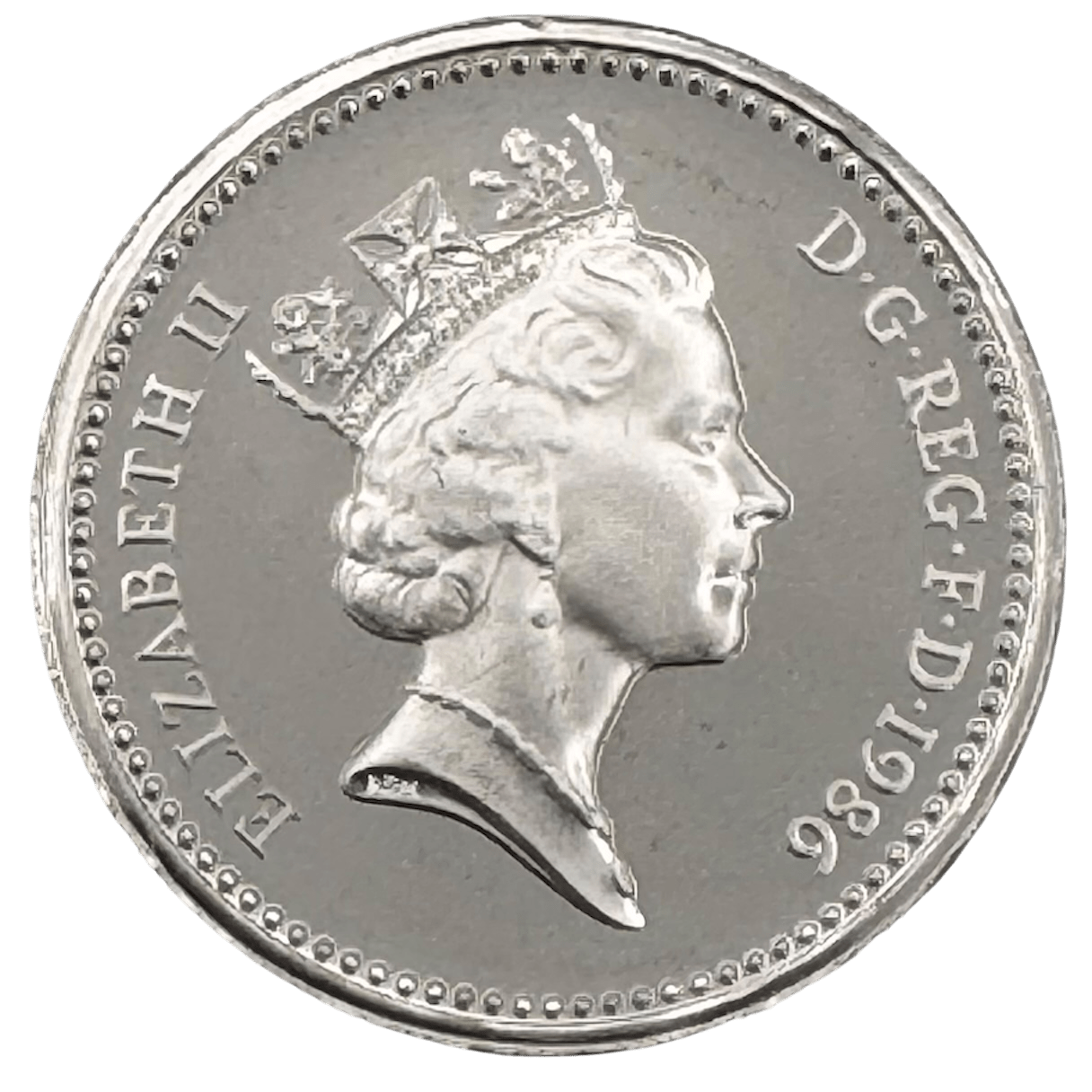 1986 United Kingdom Silver Proof One Pound Coin 1986 1986 United Kingdom Silver Proof One Pound Coin