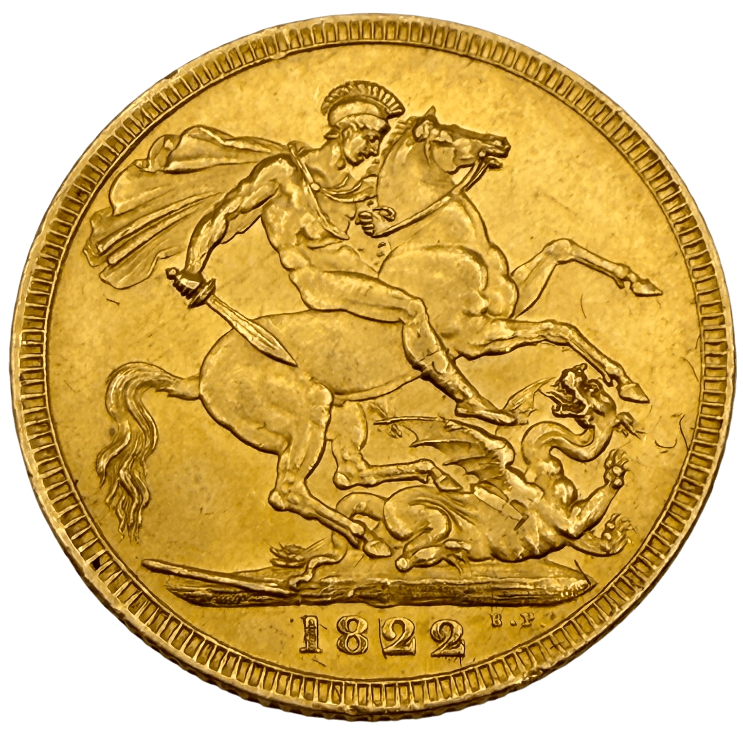 1822 George IV (1820-1830) Gold Sovereign Type 1 Proof-Like About Uncirculated 1822 1822 George IV (1820-1830) Gold Sovereign Type 1 Proof-Like About Uncirculated