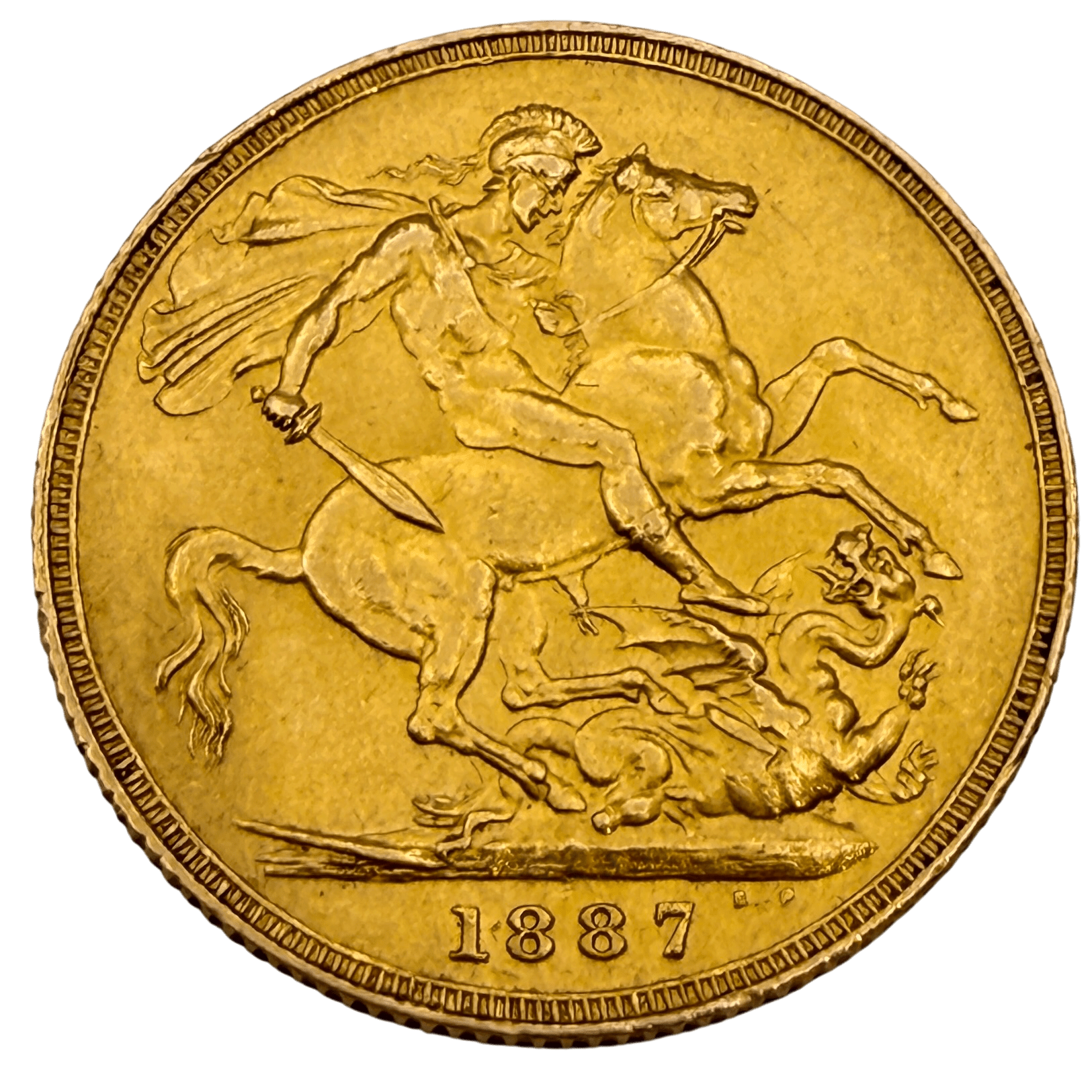 1887 Queen Victoria Jubilee Head Sovereign About Uncirculated 1887 1887 Queen Victoria Jubilee Head Sovereign About Uncirculated