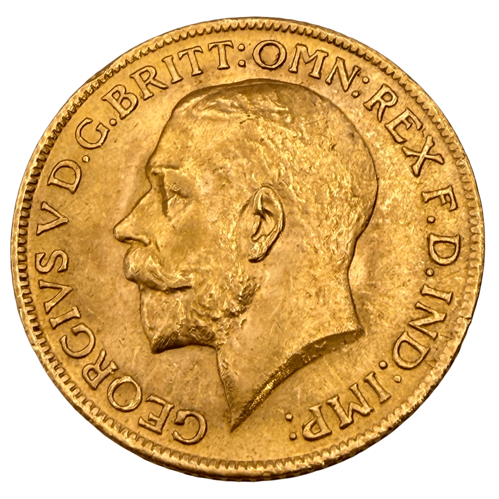 1915 George V Gold Sovereign About Brilliant Uncirculated 1915 1915 George V Gold Sovereign About Brilliant Uncirculated