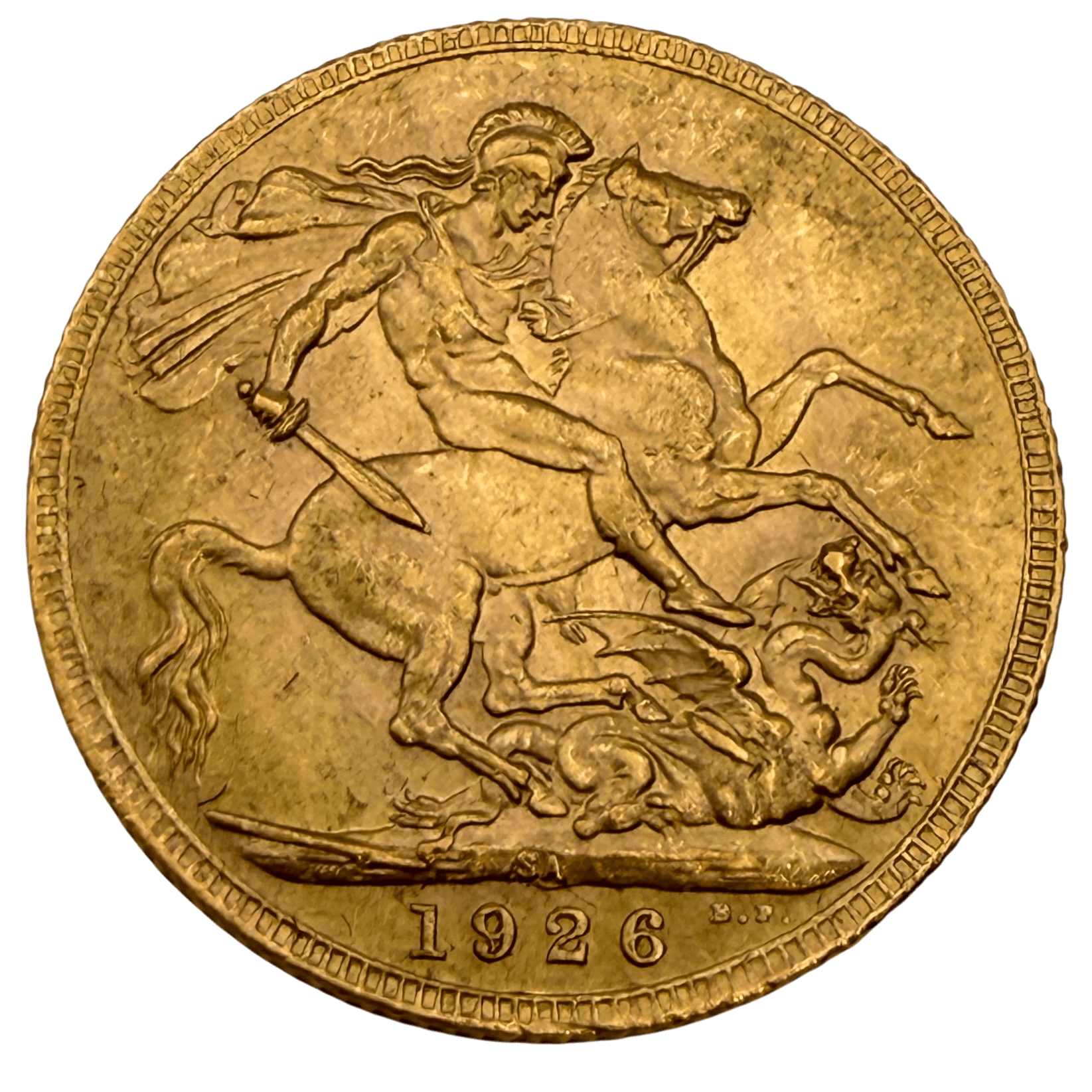 1926 George V Gold Sovereign About Brilliant Uncirculated 1926 1926 George V Gold Sovereign About Brilliant Uncirculated