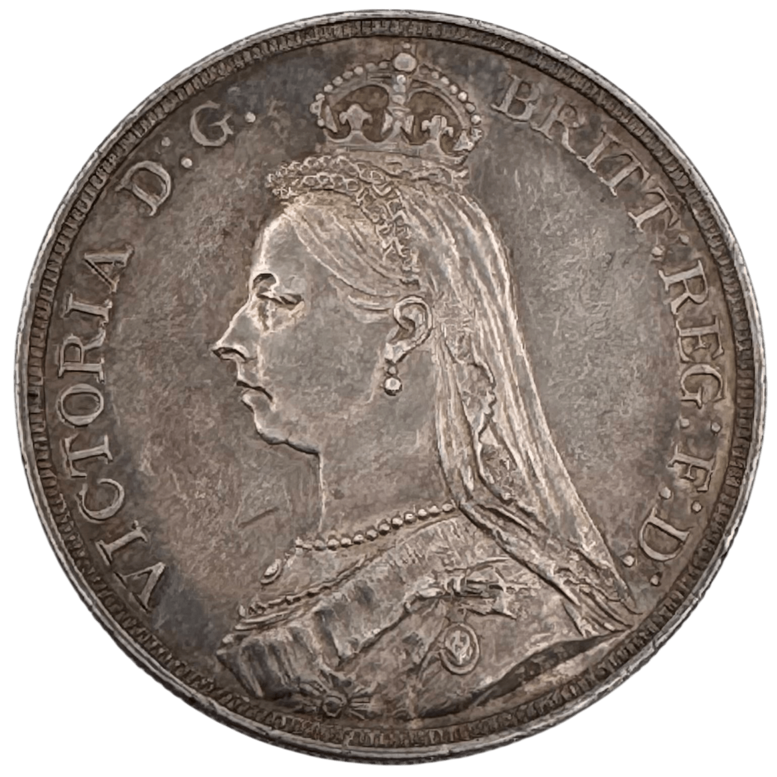 1887 Queen Victoria Jubilee Head Crown Good Extremely Fine 1887 1887 Queen Victoria Jubilee Head Crown Good Extremely Fine