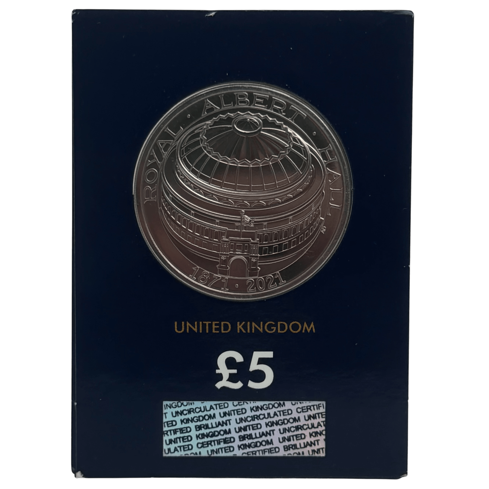 2021 Royal Albert Hall £5 Brilliant Uncirculated Coin in Change Checker Card albert hall 2021 Royal Albert Hall £5 Brilliant Uncirculated Coin in Change Checker Card