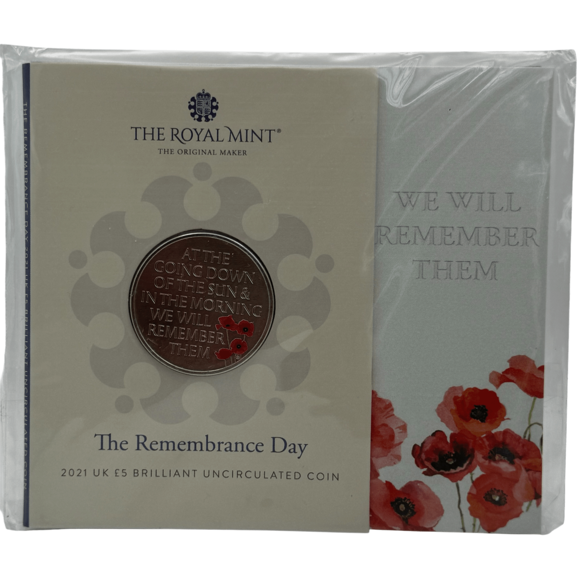 The Remembrance Day 2021 £5 Brilliant Uncirculated Coin in Blister Pack remembrance The Remembrance Day 2021 £5 Brilliant Uncirculated Coin in Blister Pack