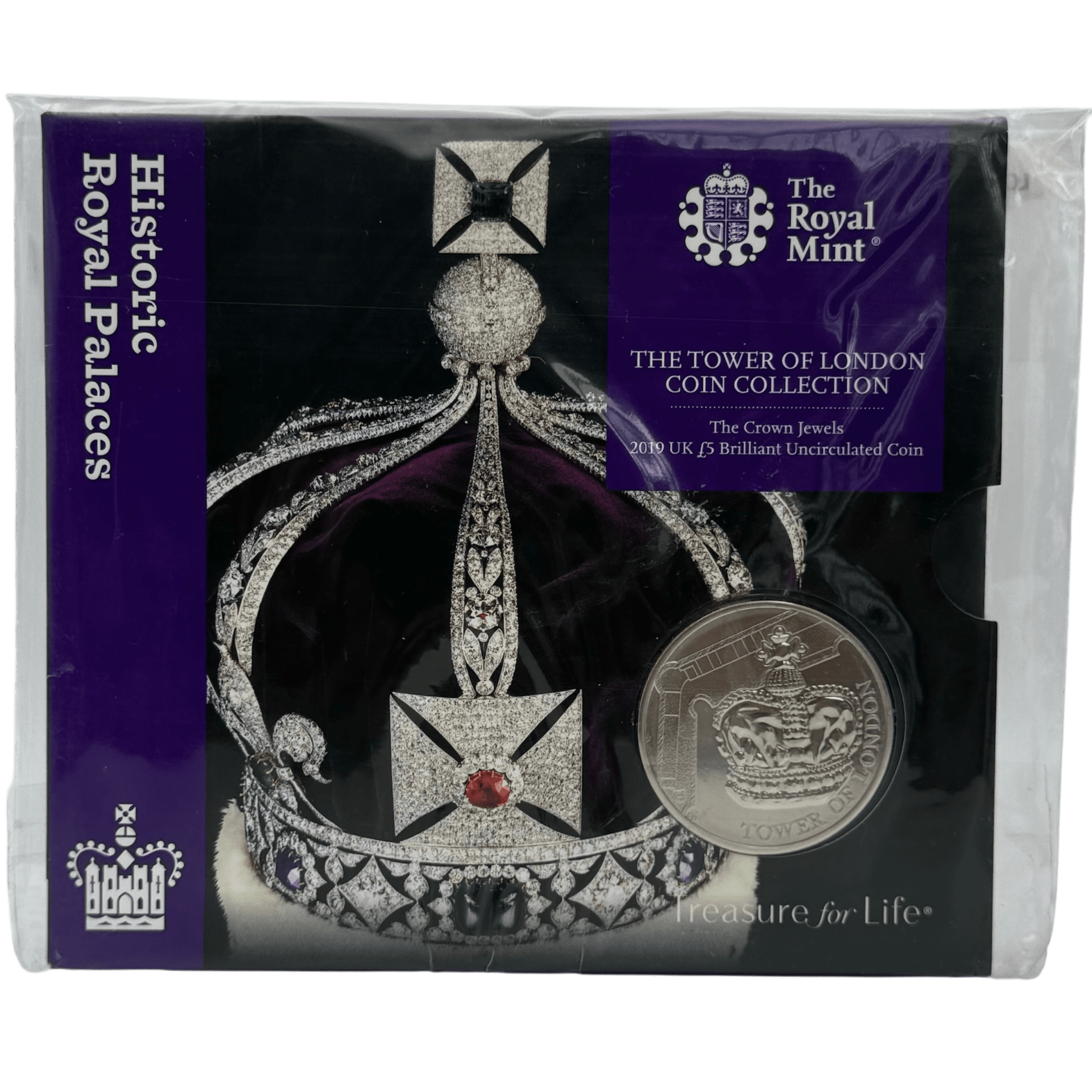 The Crown Jewels 2019 £5 Brilliant Uncirculated Coin in Blister Pack 2019 The Crown Jewels 2019 £5 Brilliant Uncirculated Coin in Blister Pack