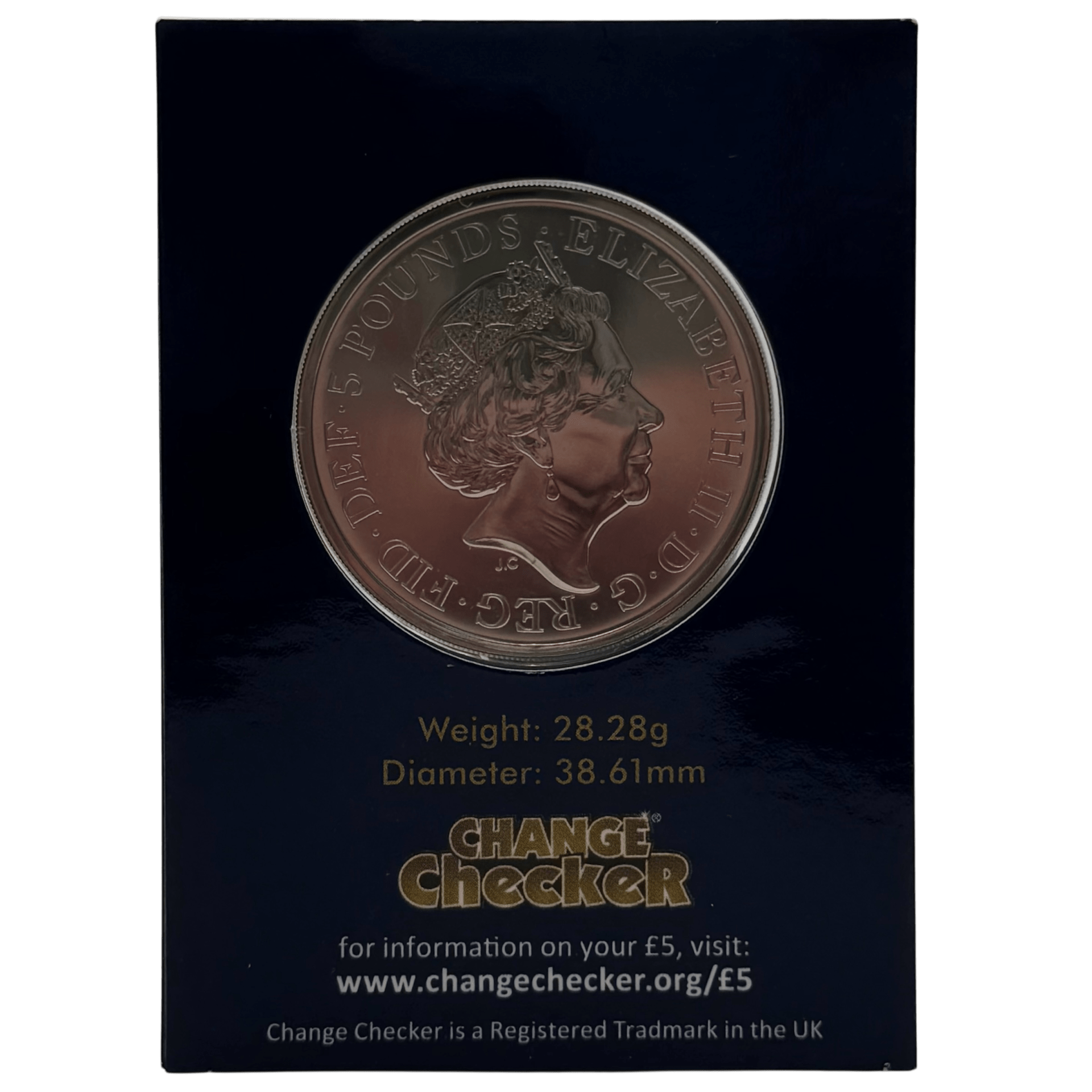 2023 Year of The Rabbit £5 Brilliant Uncirculated Coin in Change Checker Card 2023 2023 Year of The Rabbit £5 Brilliant Uncirculated Coin in Change Checker Card