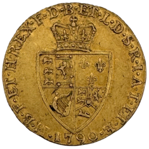 1790 George III Spade Guinea Good Very Fine