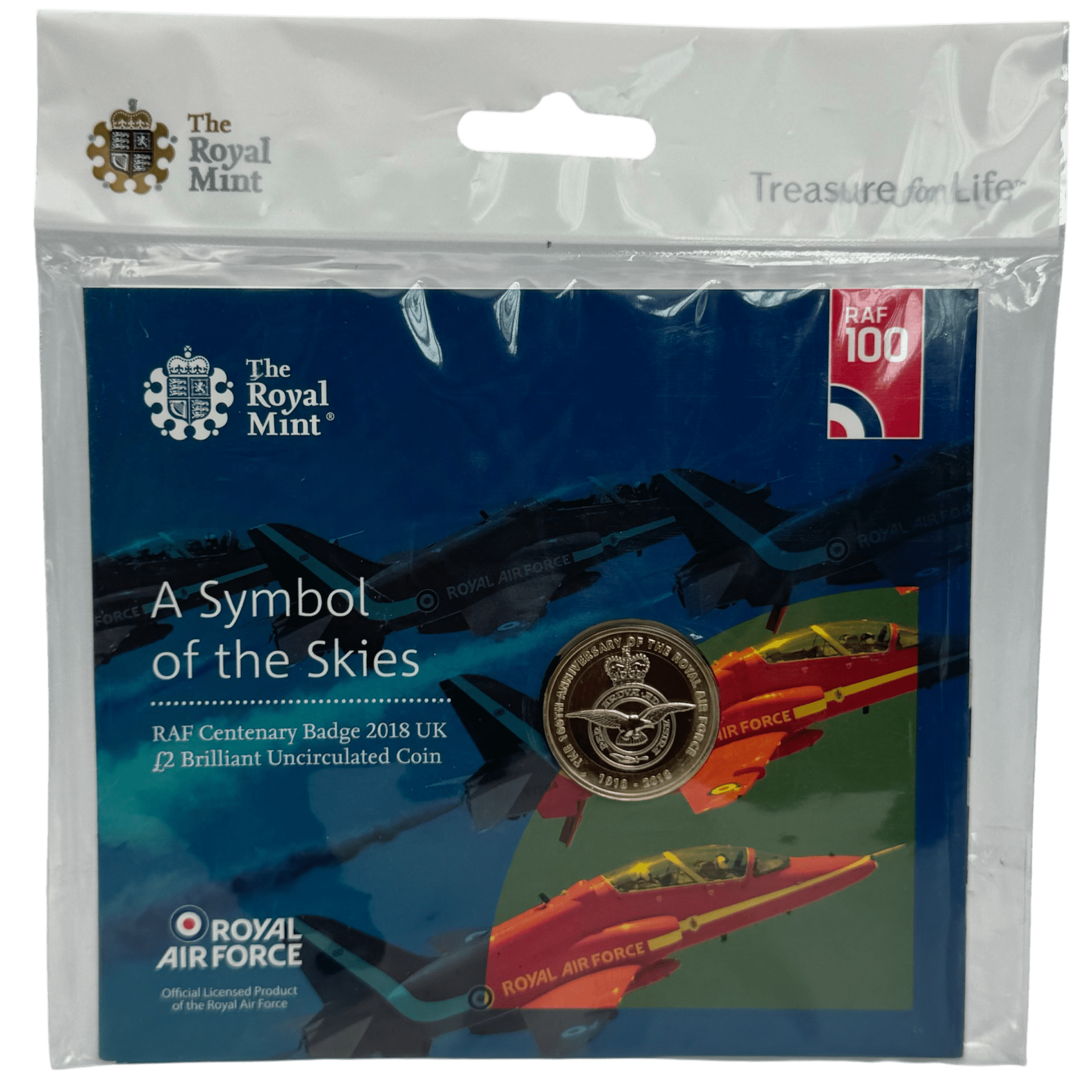 2018 RAF Centenary Badge UK £2 Brilliant Uncirculated Coin in Blister Pack raf 2018 RAF Centenary Badge UK £2 Brilliant Uncirculated Coin in Blister Pack