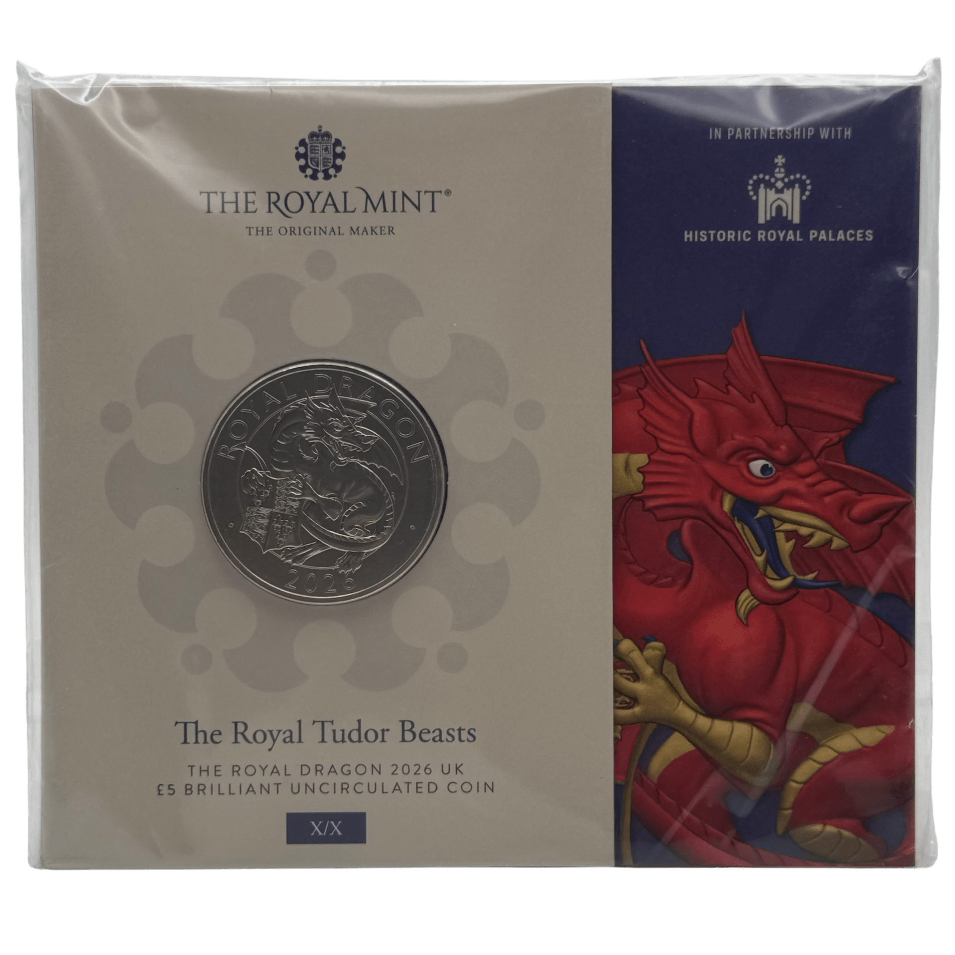 The Royal Dragon 2026 UK £5 Brilliant Uncirculated Coin in Blister Pack royal dragon The Royal Dragon 2026 UK £5 Brilliant Uncirculated Coin in Blister Pack