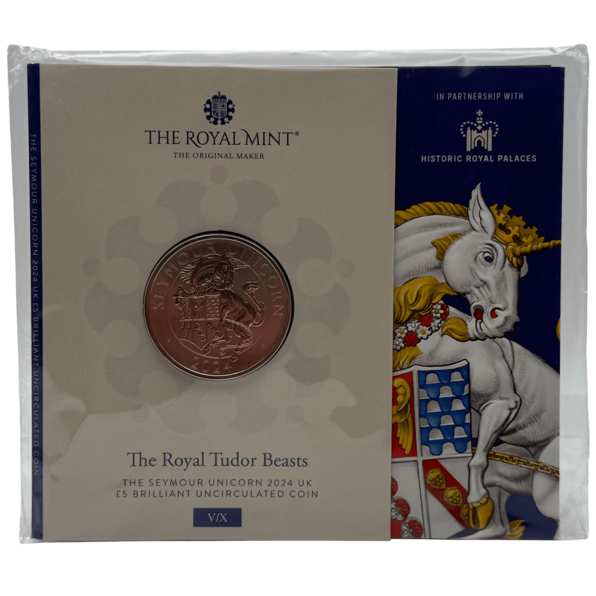 The Seymour Unicorn 2024 UK £5 Brilliant Uncirculated Coin in Blister Pack seymour unicorn The Seymour Unicorn 2024 UK £5 Brilliant Uncirculated Coin in Blister Pack