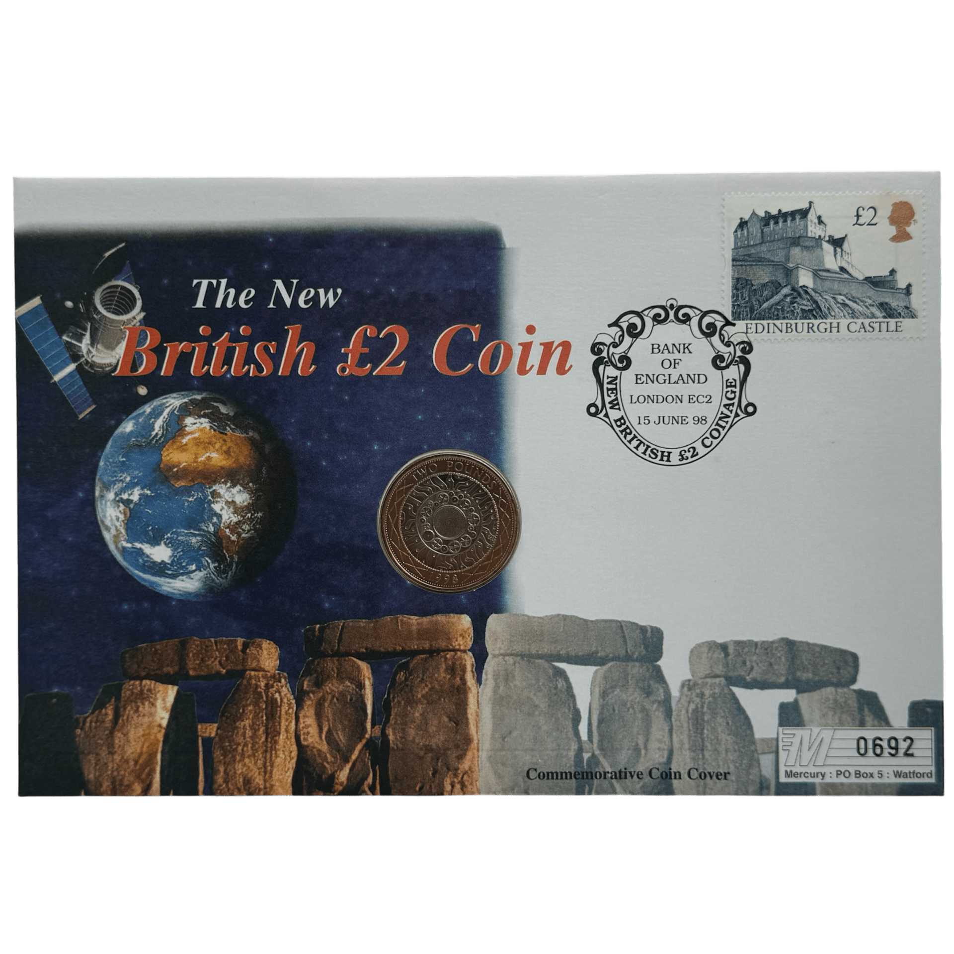The New 1998 British £2 Commemorative Coin Cover 1998 The New 1998 British £2 Commemorative Coin Cover