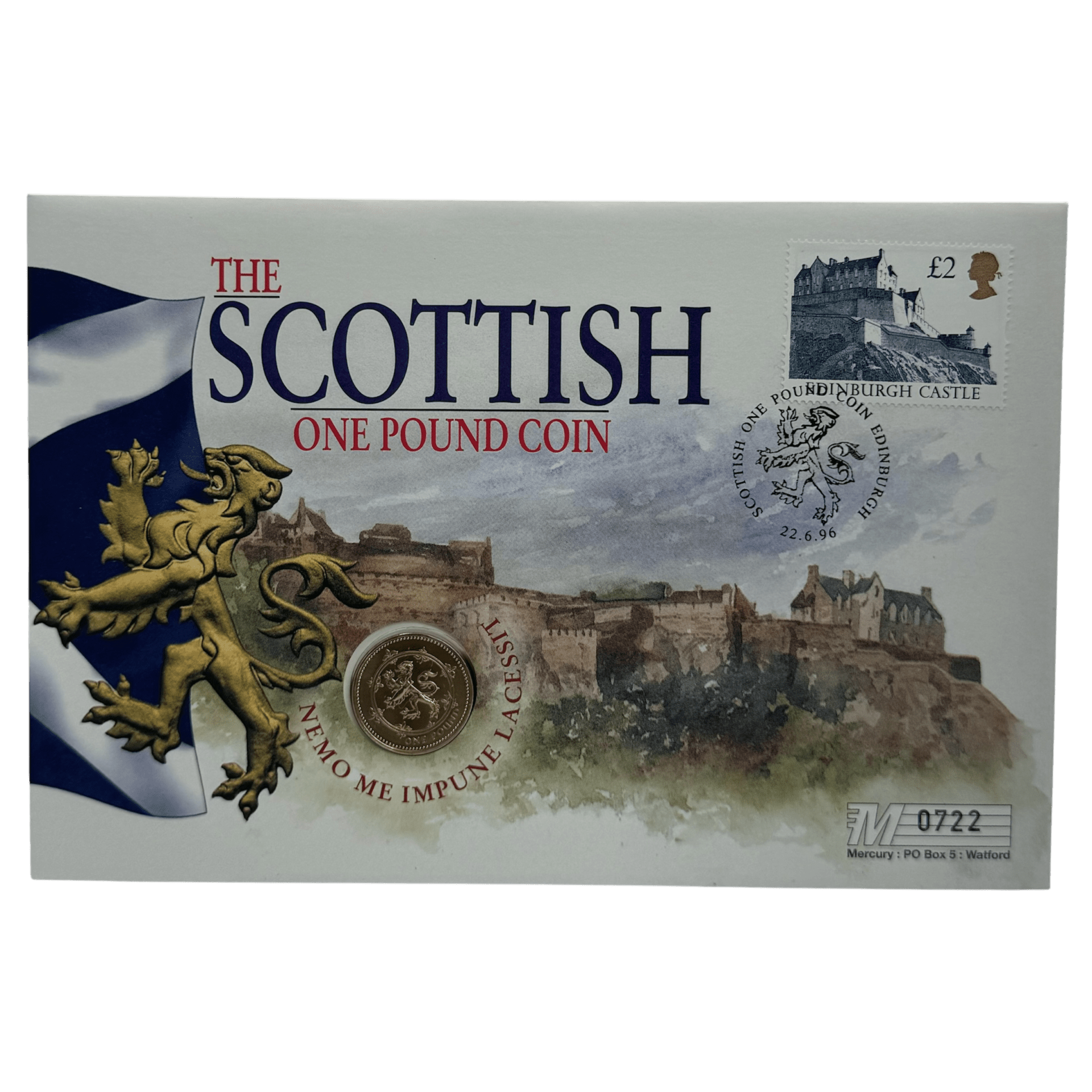 The 1994 Scottish £1 Commemorative Coin Cover 1994 The 1994 Scottish £1 Commemorative Coin Cover