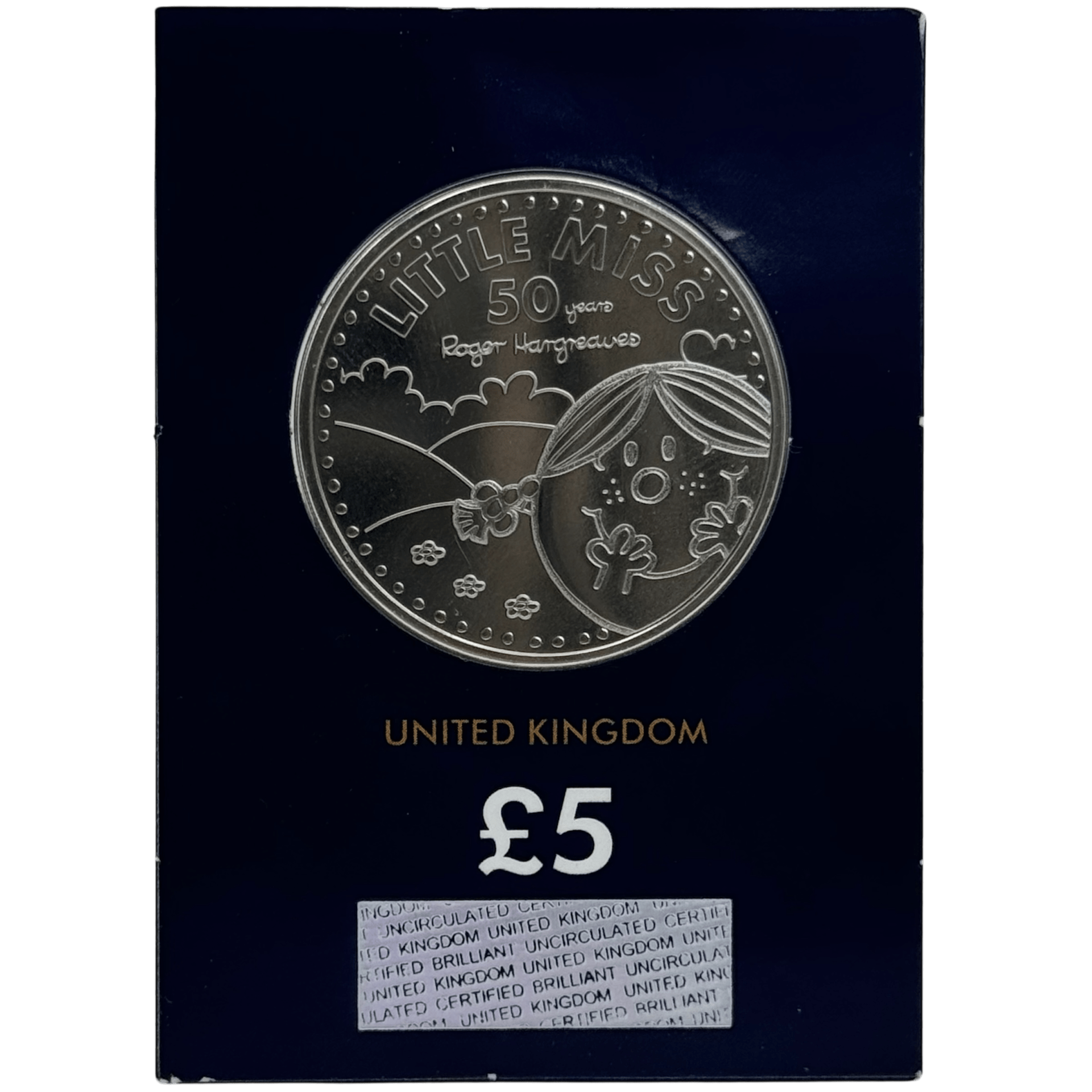 Little Miss 50 Years UK Brilliant Uncirculated £5 Coin in Change Checker Card little miss Little Miss 50 Years UK Brilliant Uncirculated £5 Coin in Change Checker Card