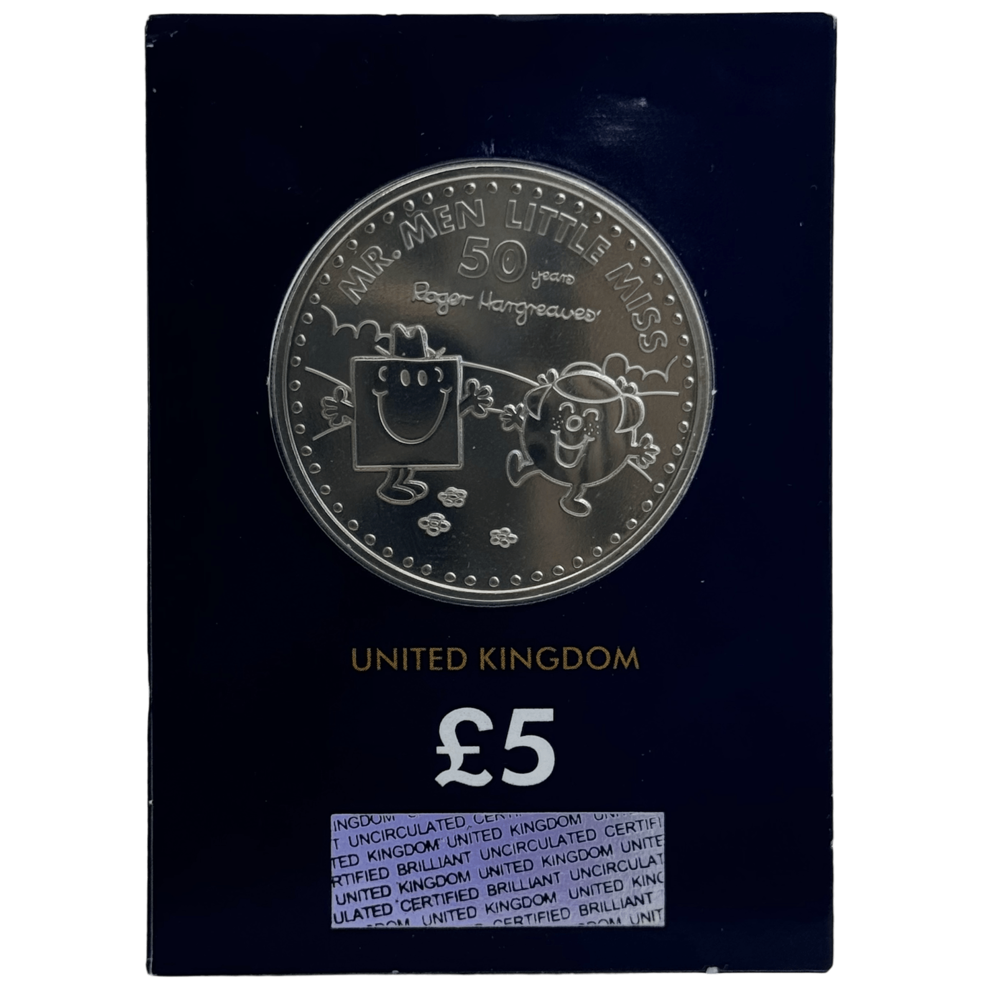 Mr Men Little Miss 50 Years 2021 UK Brilliant Uncirculated £5 Coin in Change Checker Card mr men Mr Men Little Miss 50 Years 2021 UK Brilliant Uncirculated £5 Coin in Change Checker Card